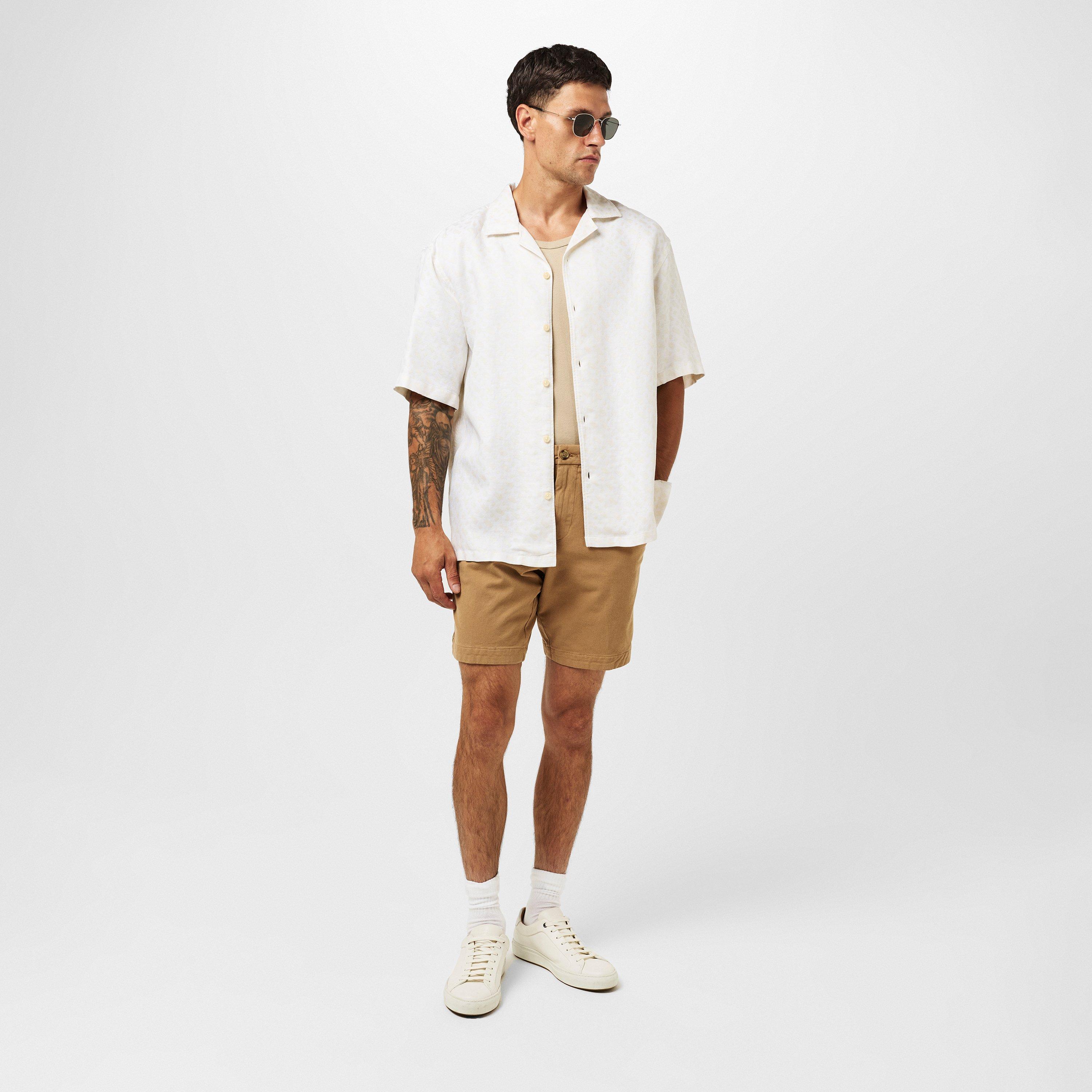 Open White 131 - Boss - Men's HBB C LARS Plain Short-Sleeve Shirt - 6