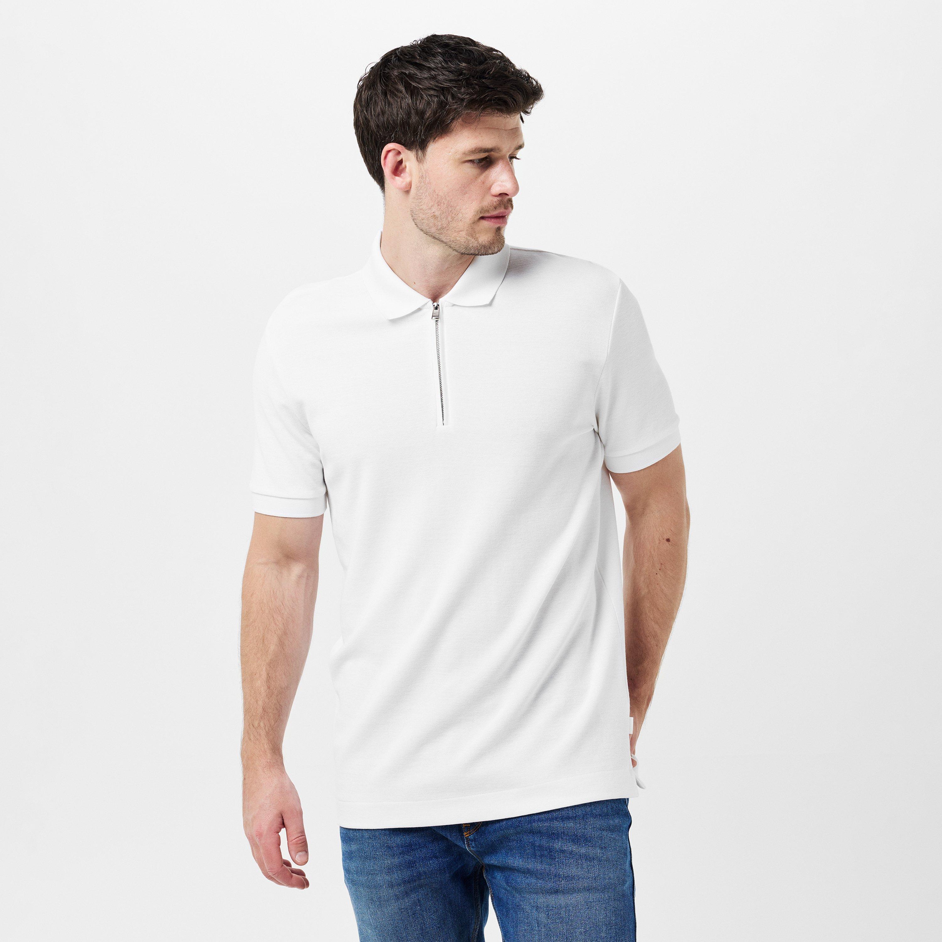White 100 - Boss - Men's HParas Short-Sleeve Polo Shirt - 3