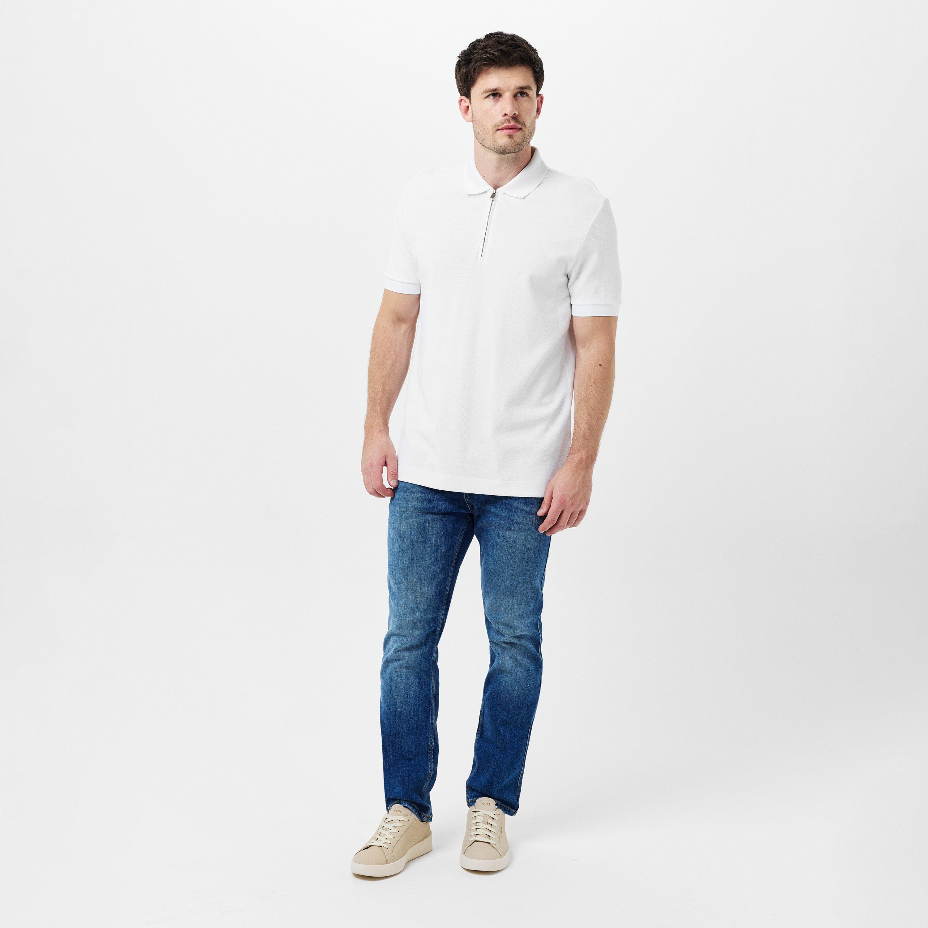 White 100 - Boss - Men's HParas Short-Sleeve Polo Shirt - 6