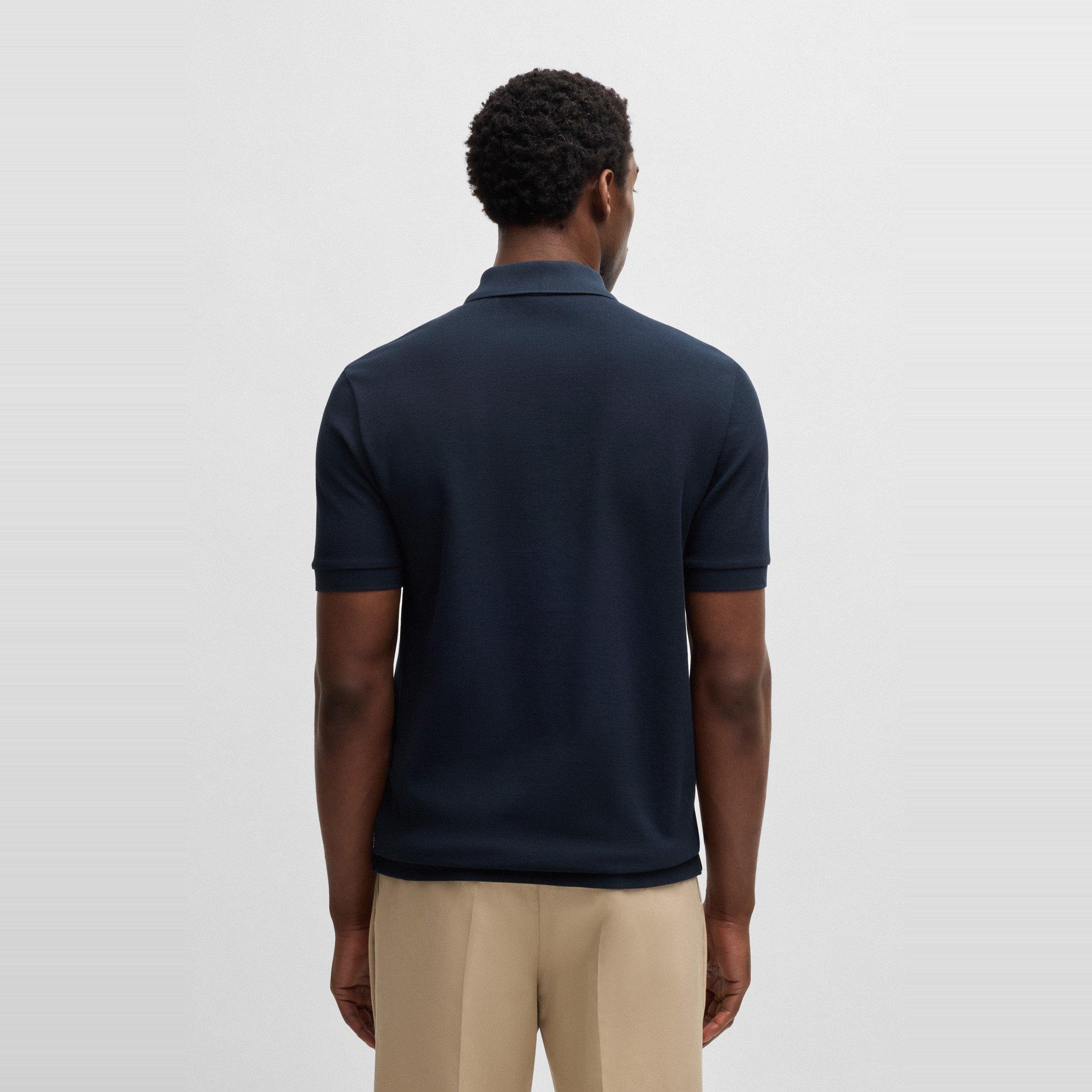 Dark Blue 404 - Boss - Men's HParas Short-Sleeve Polo Shirt - 3