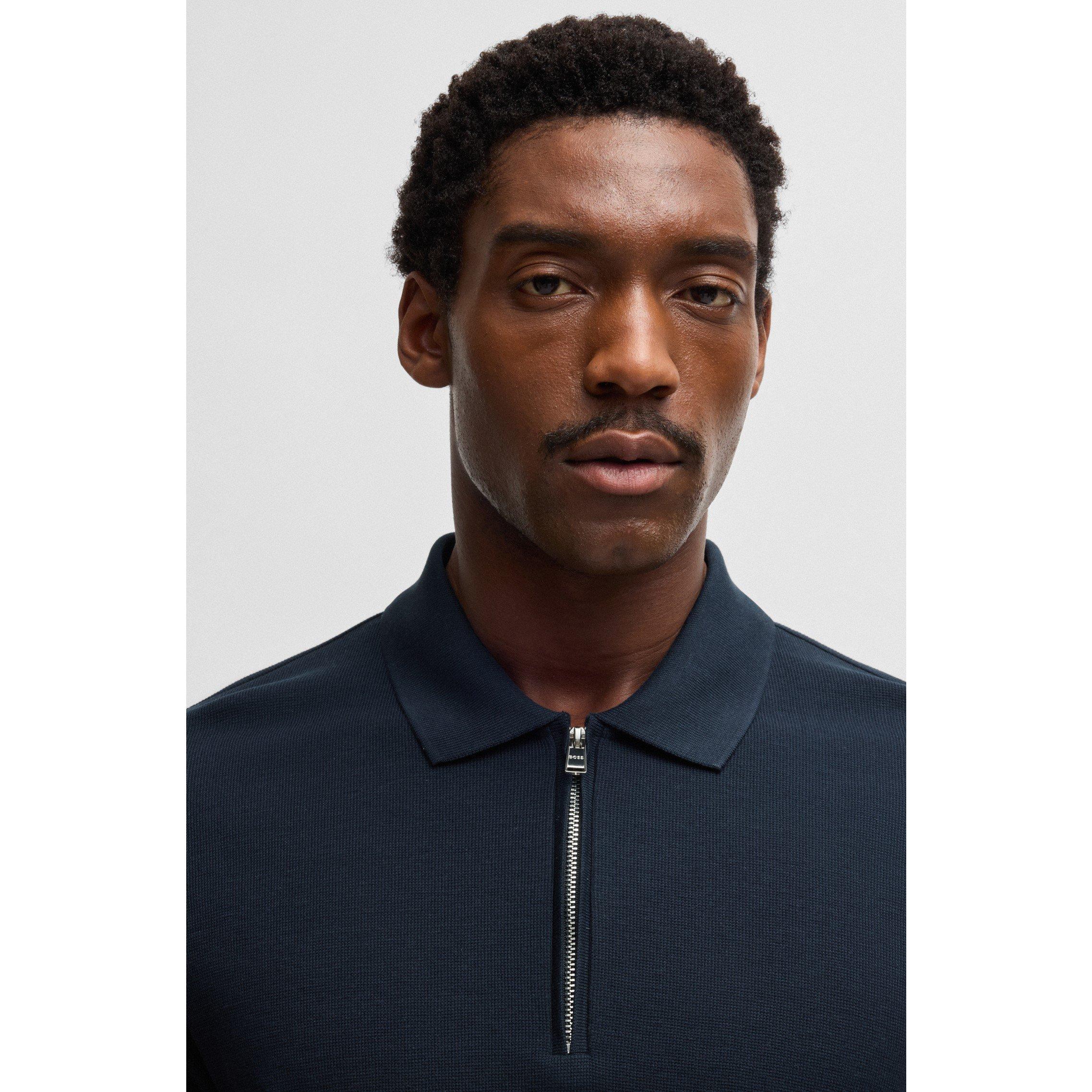 Dark Blue 404 - Boss - Men's HParas Short-Sleeve Polo Shirt - 4