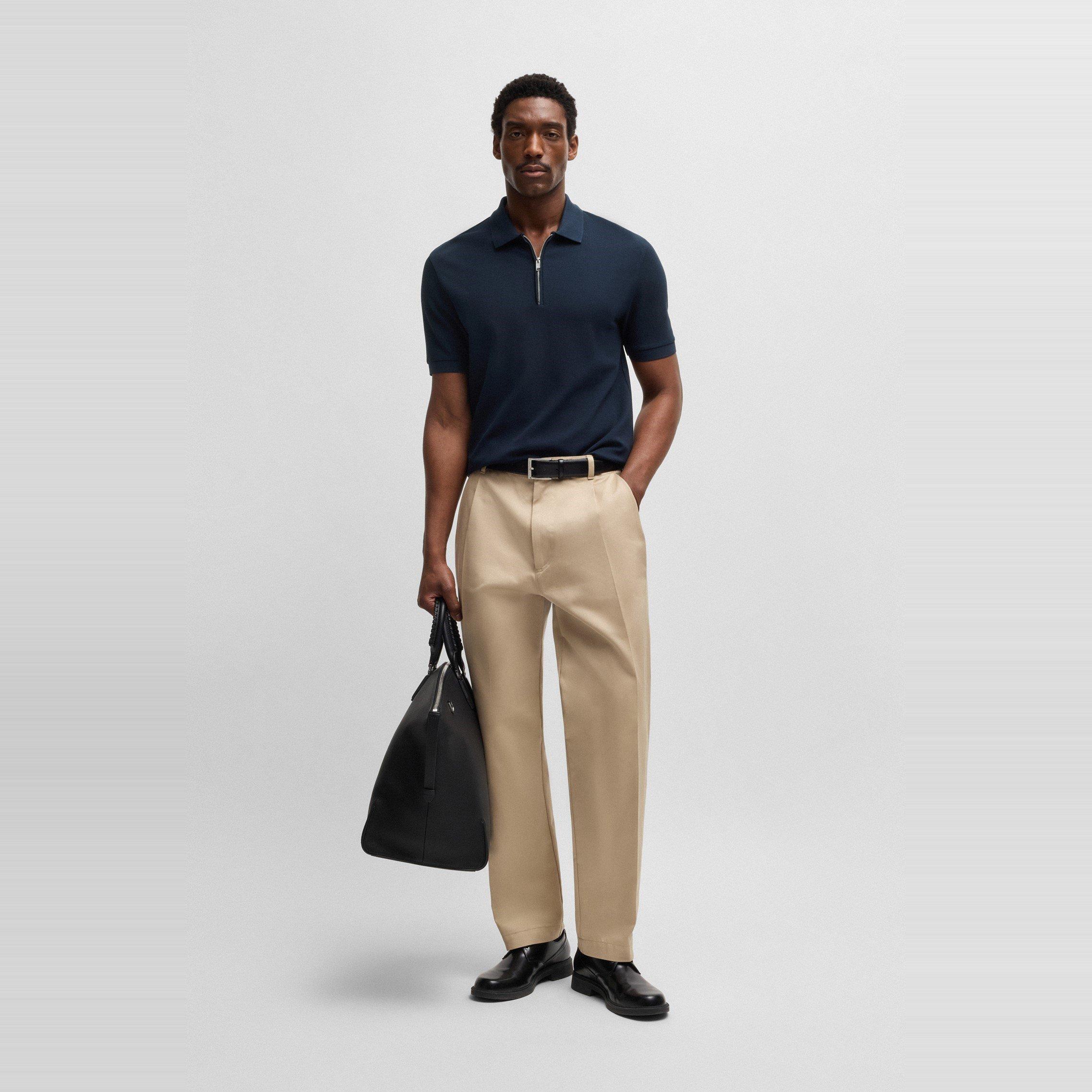 Dark Blue 404 - Boss - Men's HParas Short-Sleeve Polo Shirt - 5