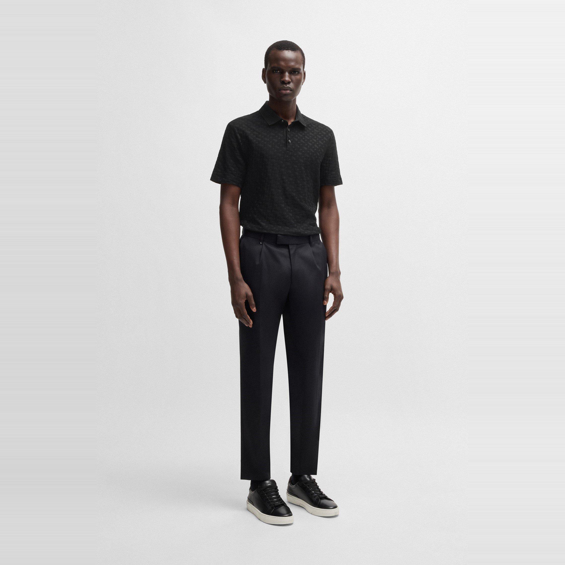 Black 001 - Boss - Men's HBB HPack Short-Sleeve Polo Shirt - 5