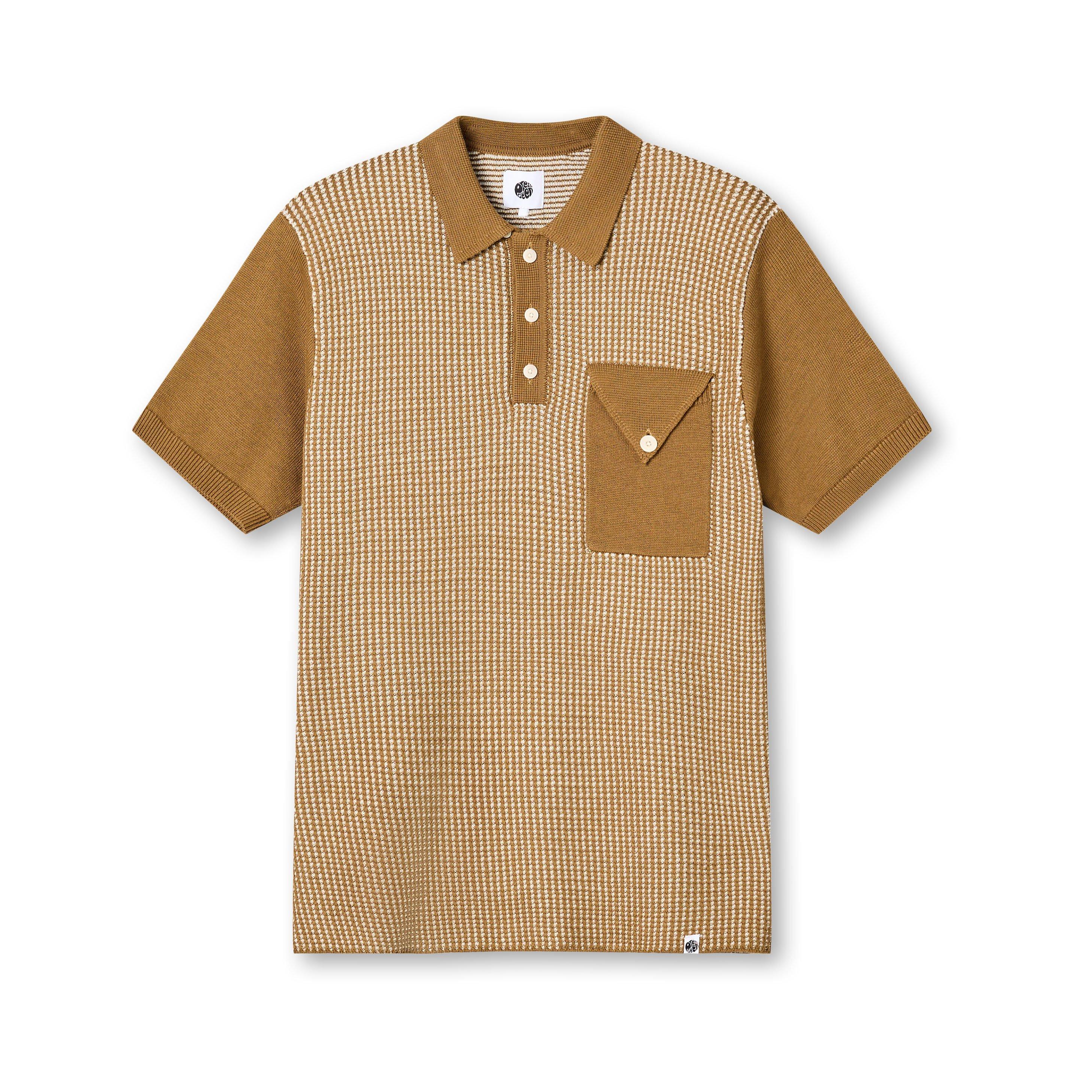 Pretty Green Men's Roxy Knitted Short-Sleeve Polo Shirt | FRASERS