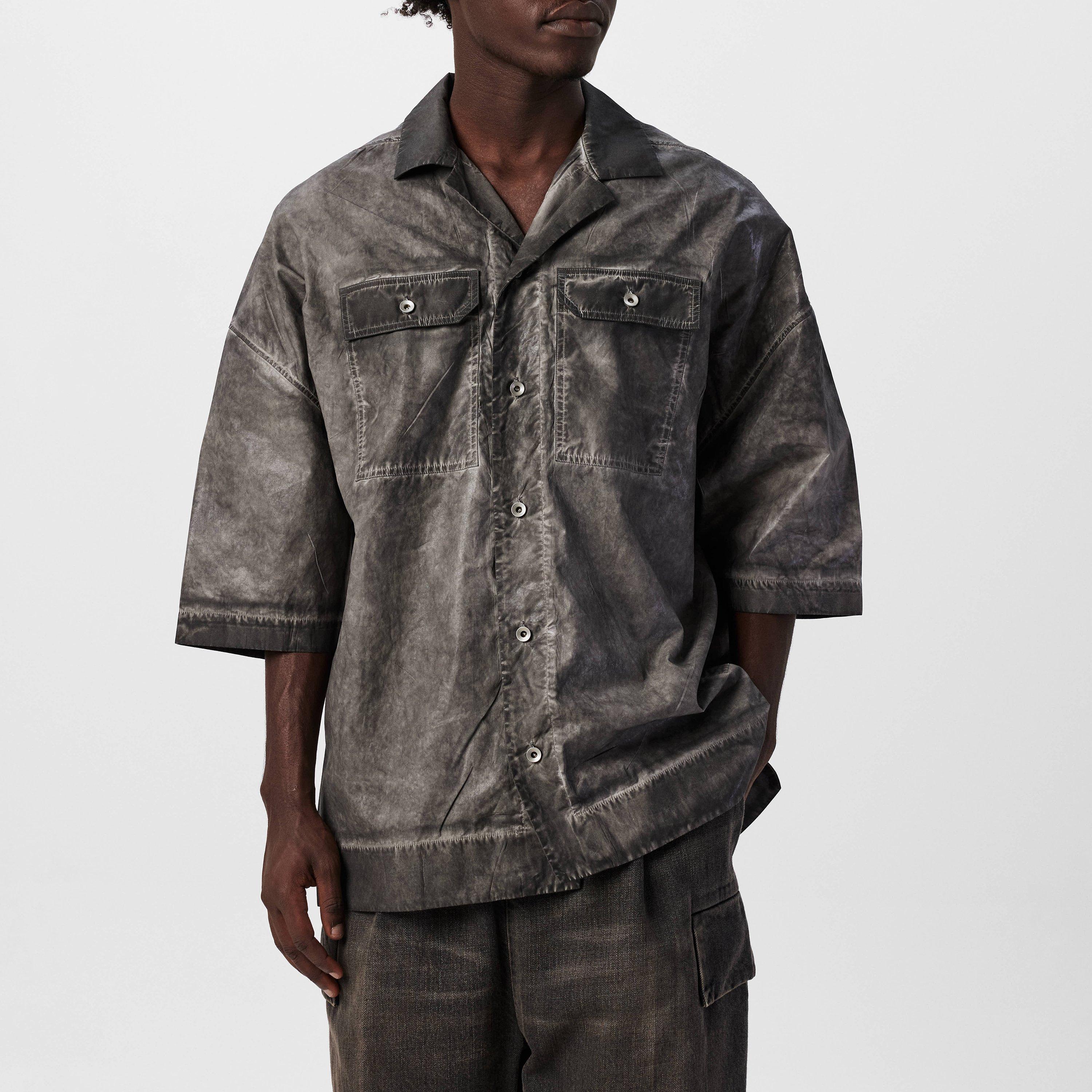 Darkdust 78 - Rick Owens Drkshdw - Magnum Short Sleeved Shirt - 3