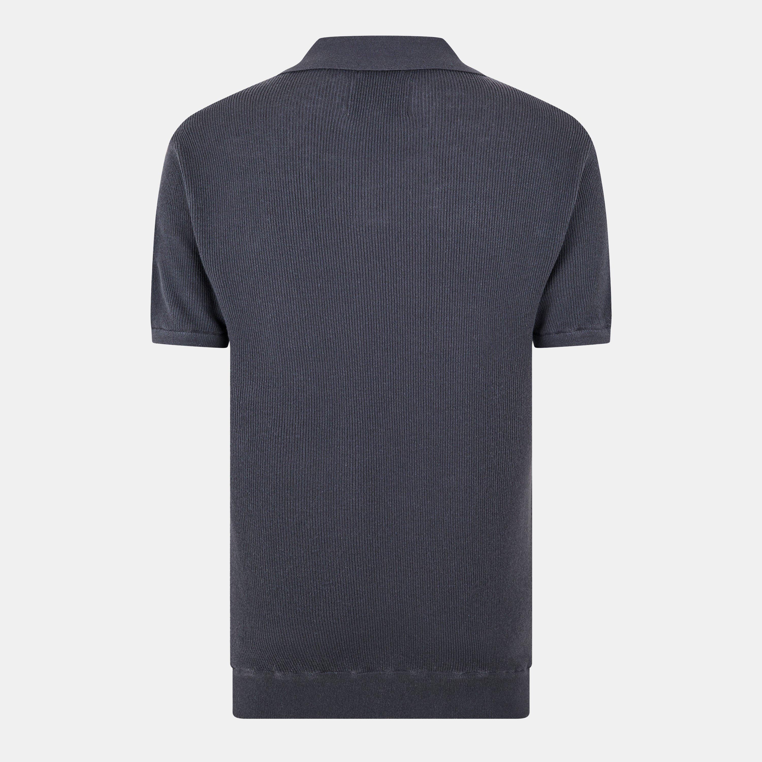 Forged Iron - Jack Wills - Ottoman Knit Short-Sleeve Polo Shirt - 2