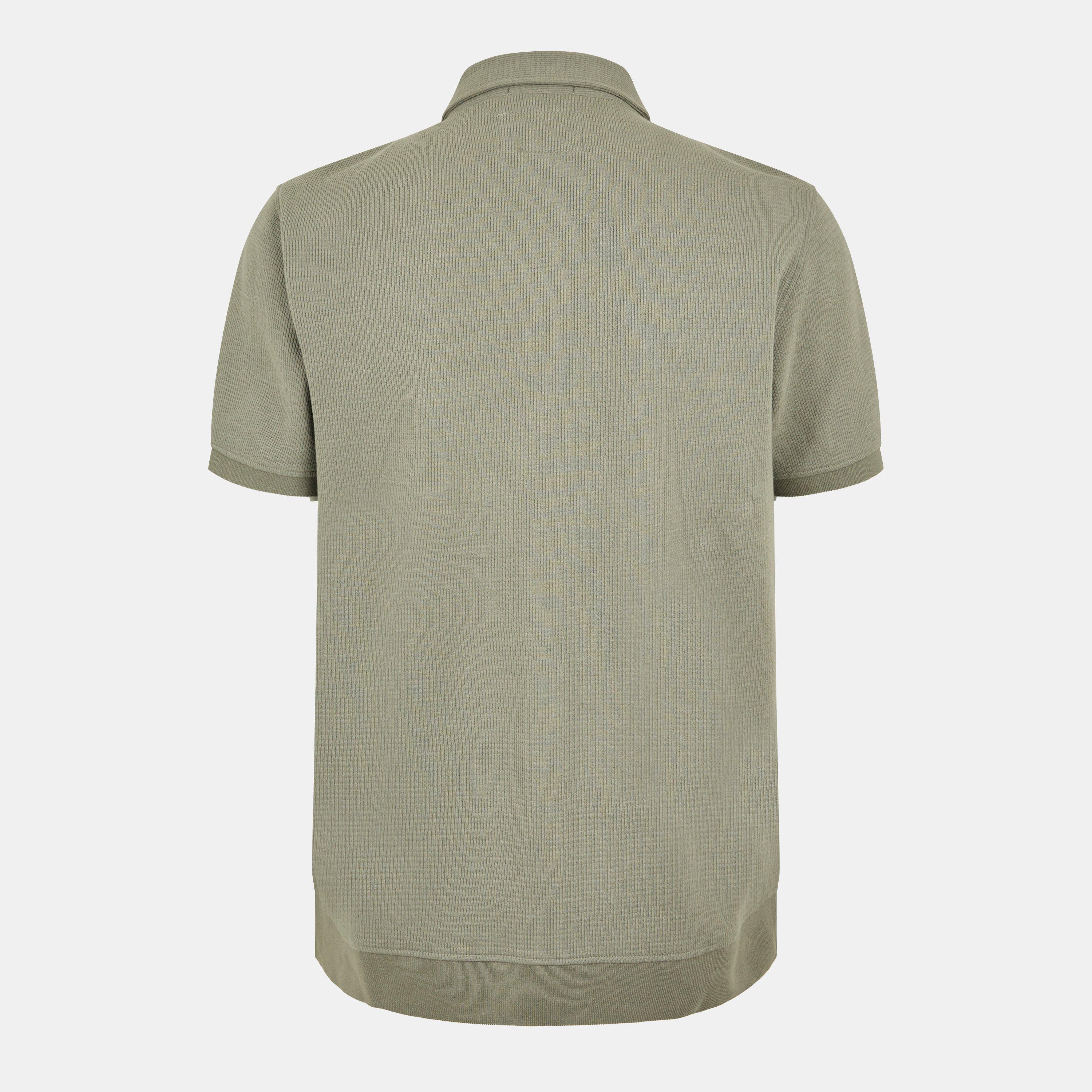 Zilveren Salie - Jack Wills - Waffle Textured Short-Sleeve Polo Shirt - 2