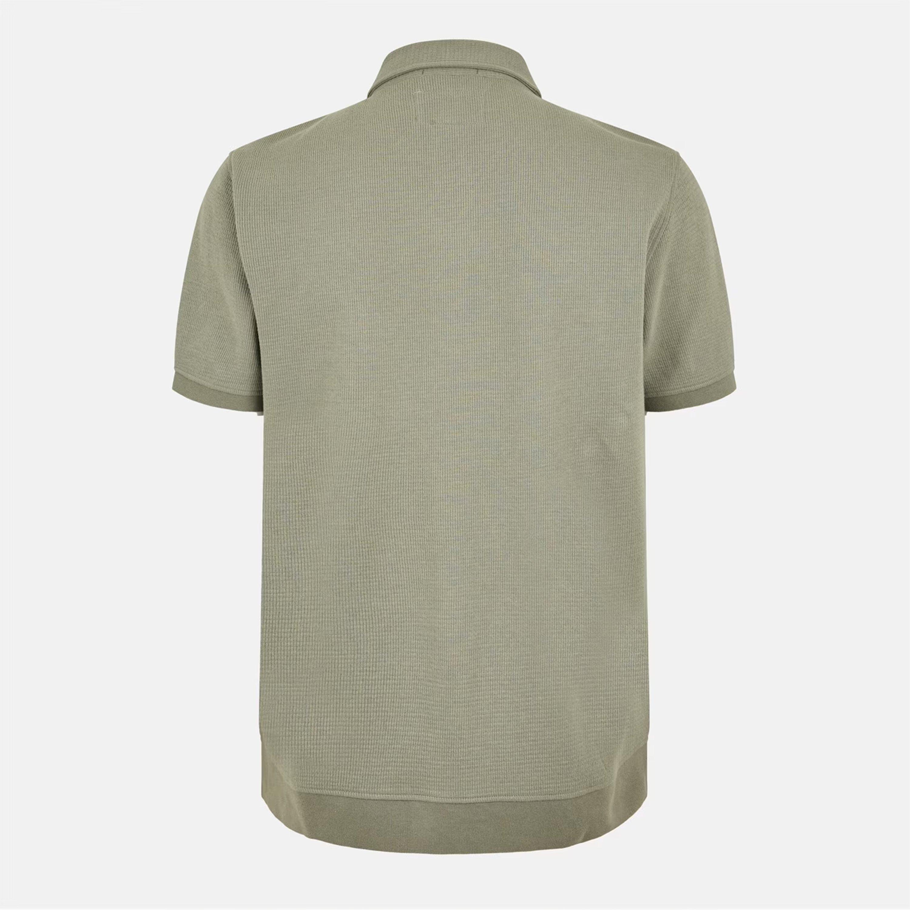 Jack Wills Men's Waffle Textured Short-Sleeve Polo Shirt | Jack