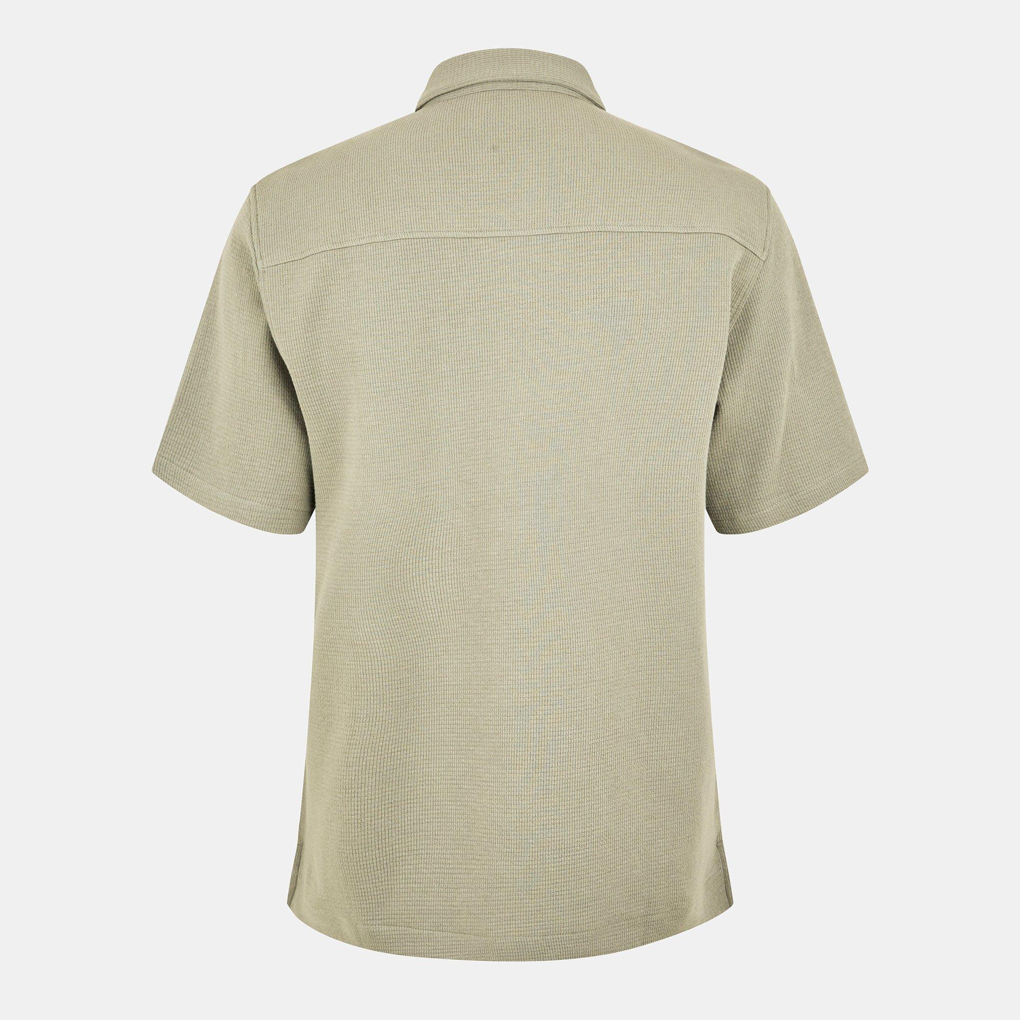 Sauge argentée - Jack Wills - Men's JW Waffle Short-Sleeve Plain Shirt - 2