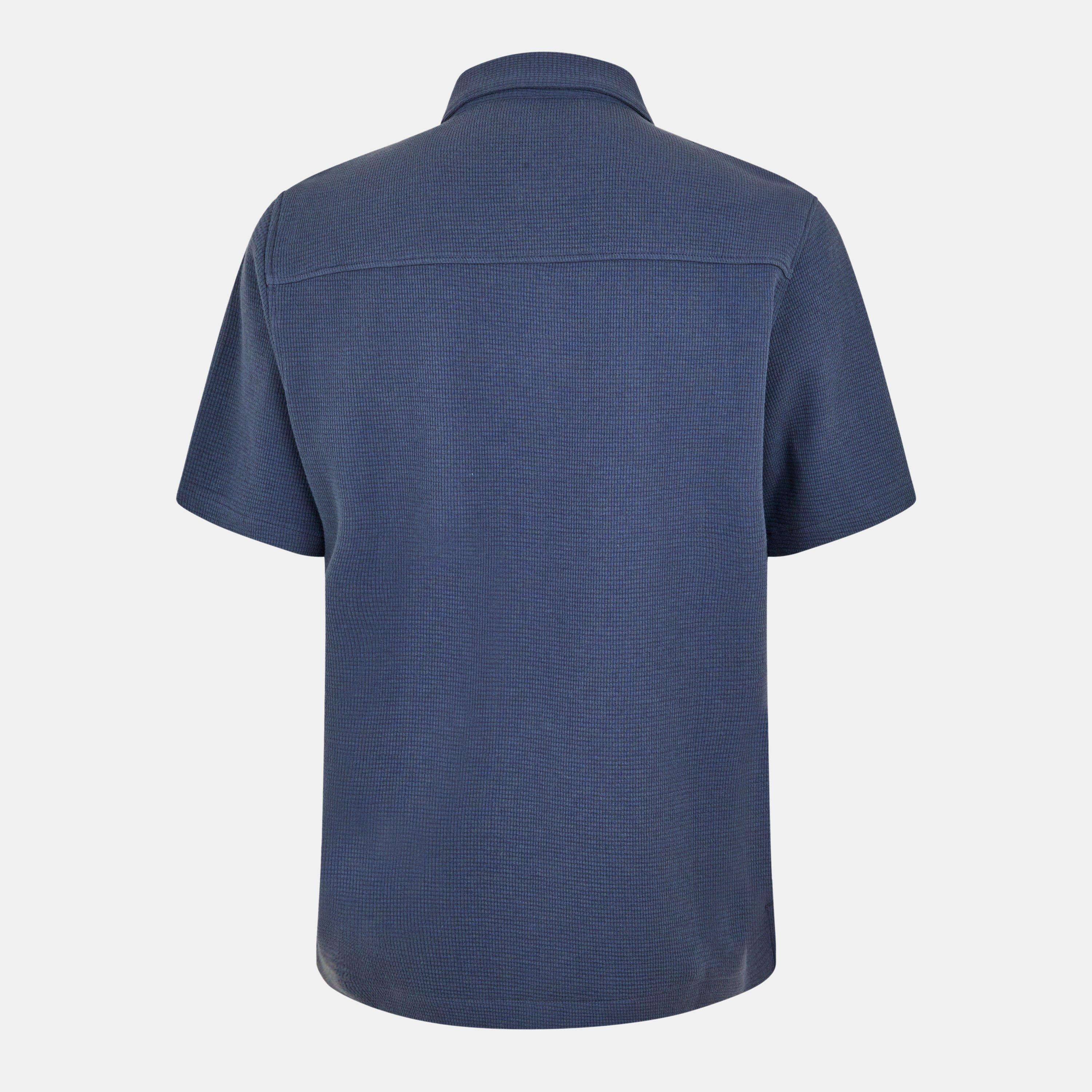 Night Sky - Jack Wills - JW Waffle Short-Sleeve Plain Shirt - 2