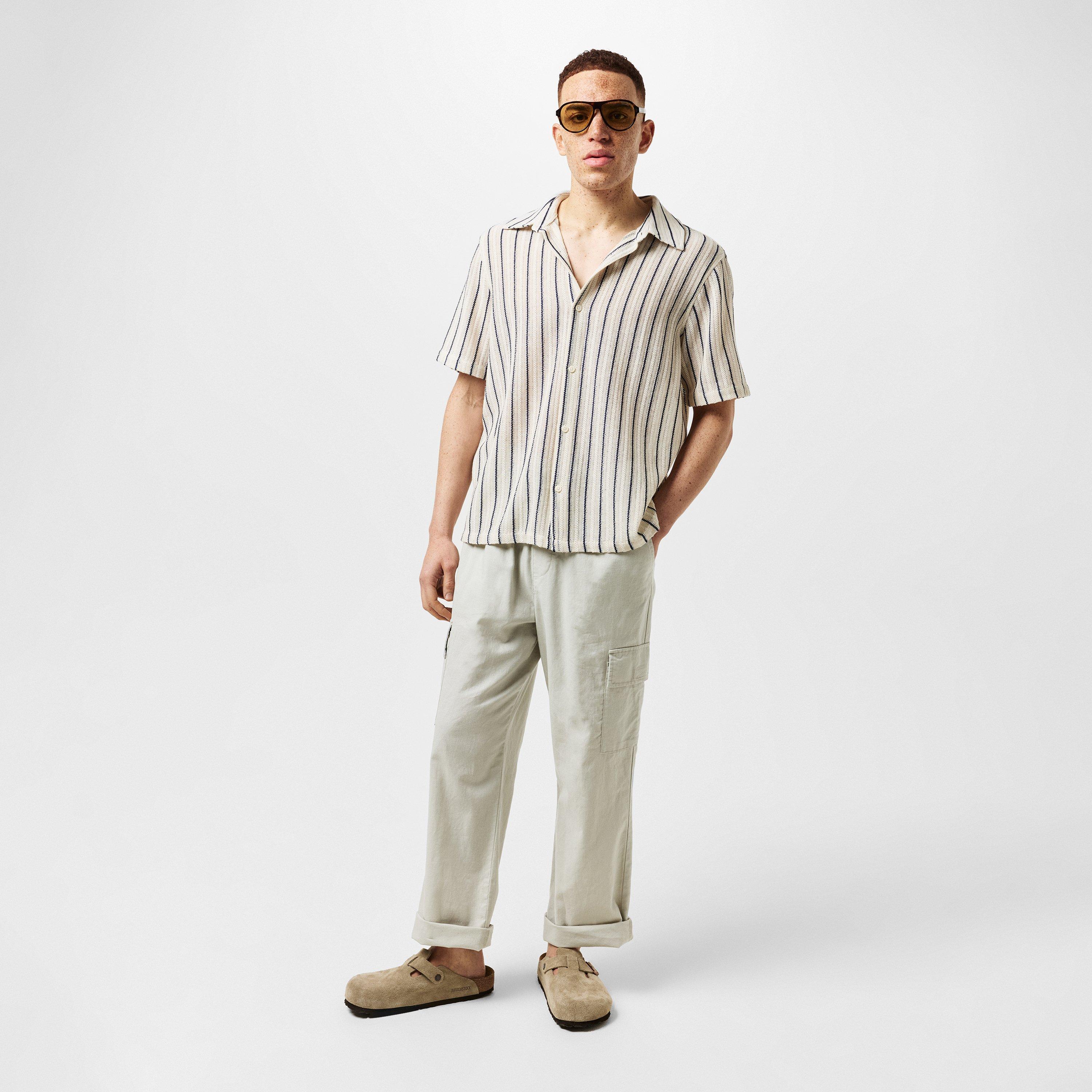 Branco Osso - Jack Wills - Short-Sleeve Plain Shirt - 6