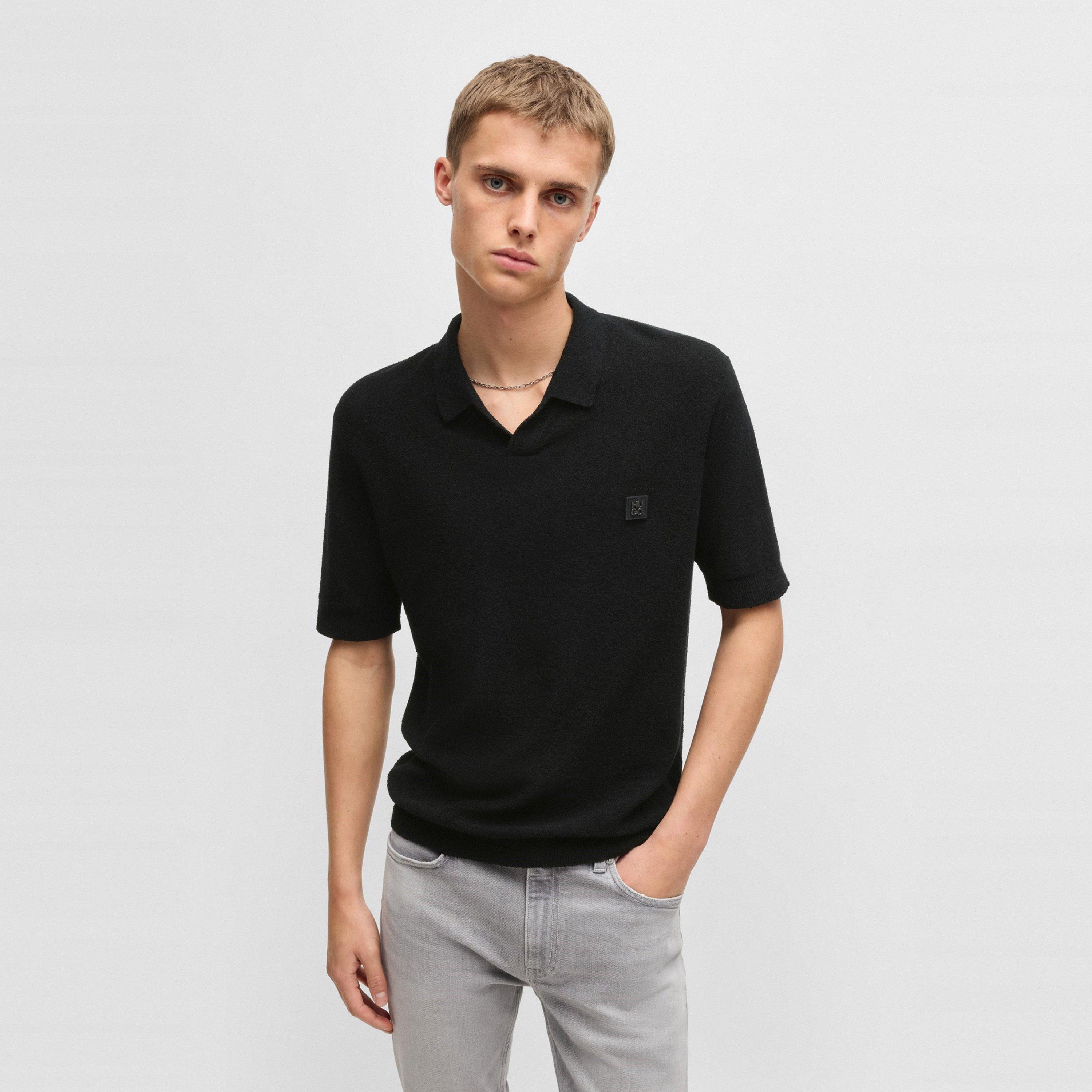 Black 001 - Hugo - Men's Short-Sleeve Polo Shirt - 2