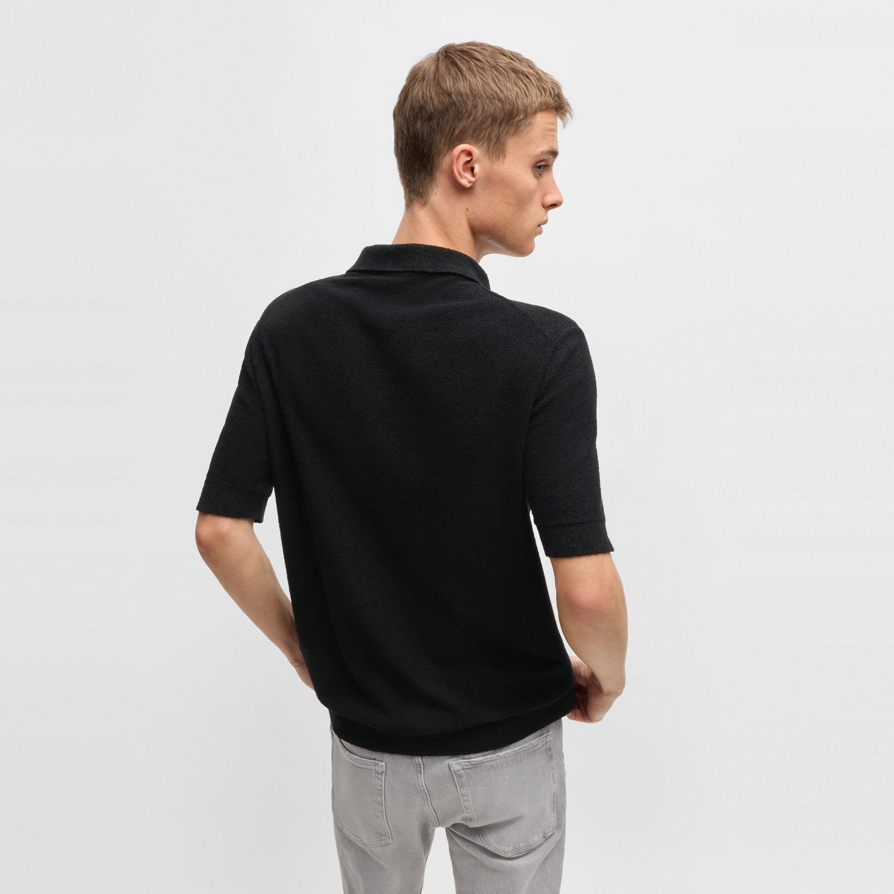 Black 001 - Hugo - Men's Short-Sleeve Polo Shirt - 3