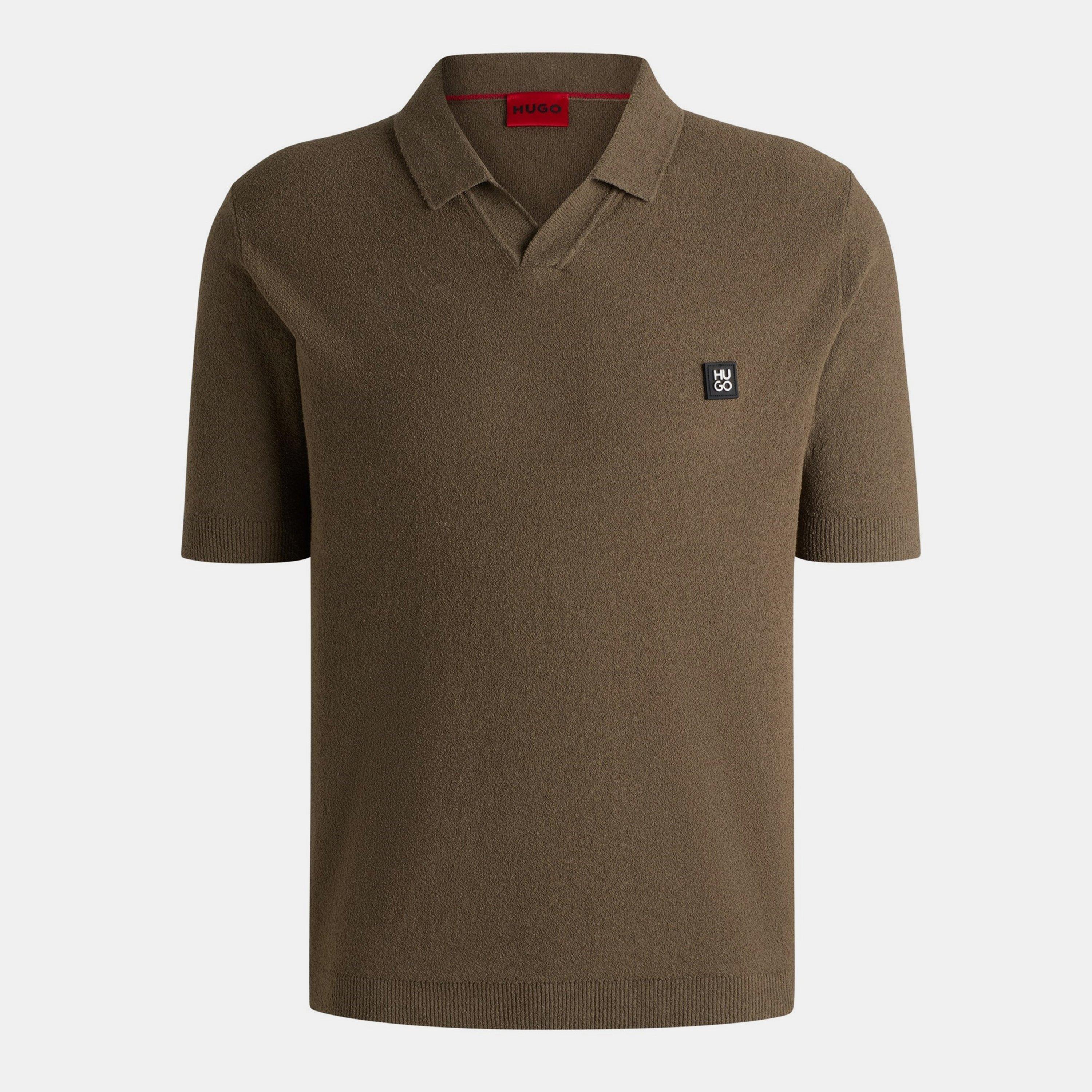 Hugo Men's Short-Sleeve Polo Shirt - Med Brown 219 - 2XL