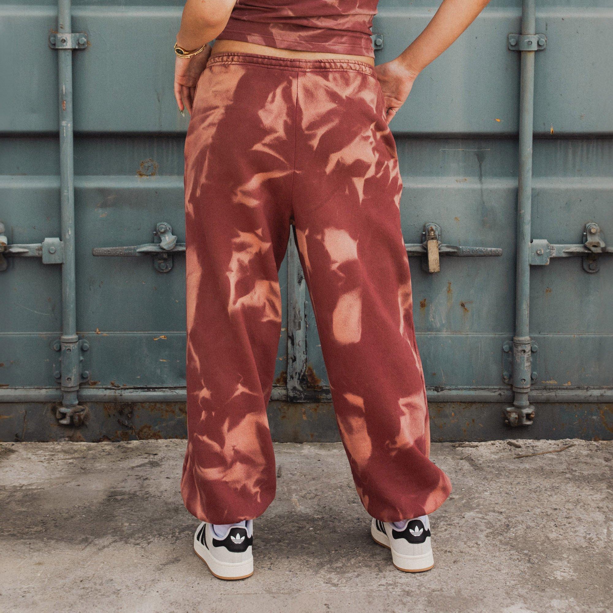 RED - Daisy Street - Daisy Street x Paul Frank Spray Effect Womens Joggers - 2