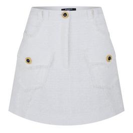 Balmain Tweed Mini Skirt