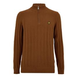 Cable Knit Quarter Zip Jumper jours pour changer d'avis