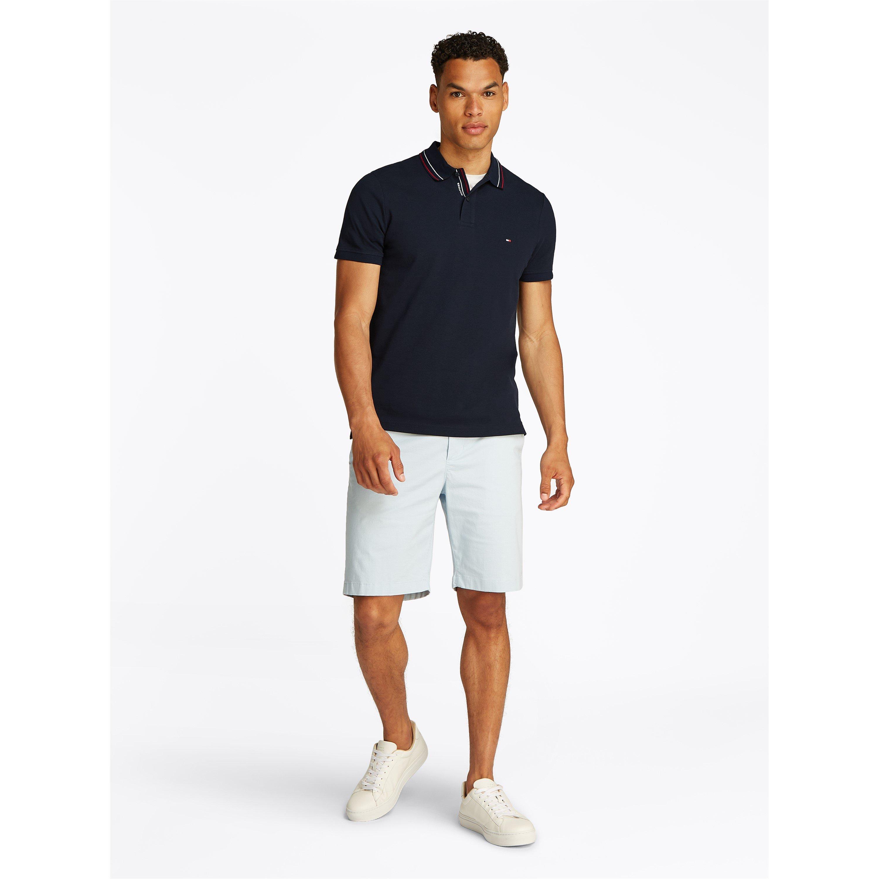 Desert Sky - Tommy Hilfiger - Men's Short-Sleeve Polo Shirt - 5