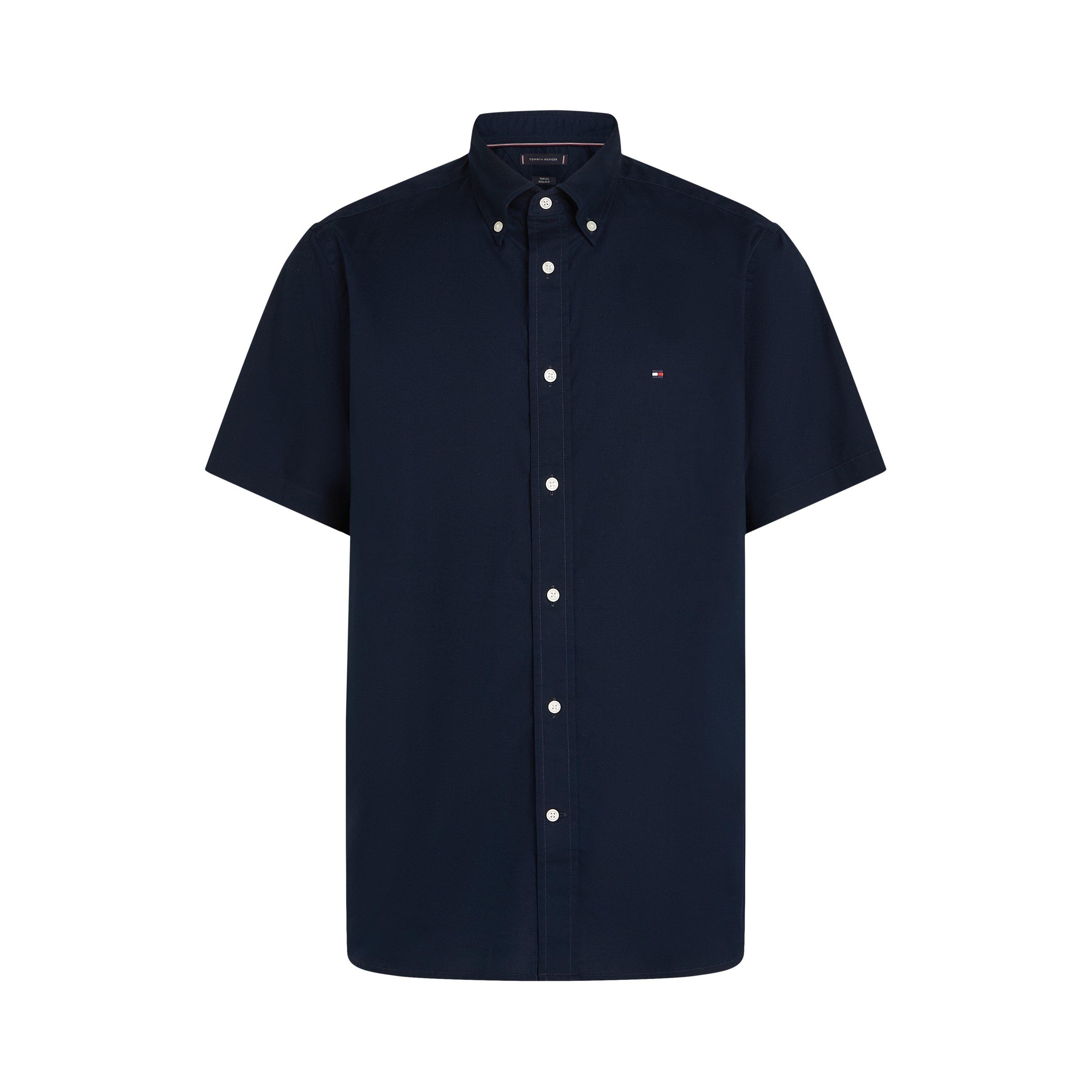Desert Sky - Tommy Hilfiger - Men's Flex Short Sleeve Shirt - 1