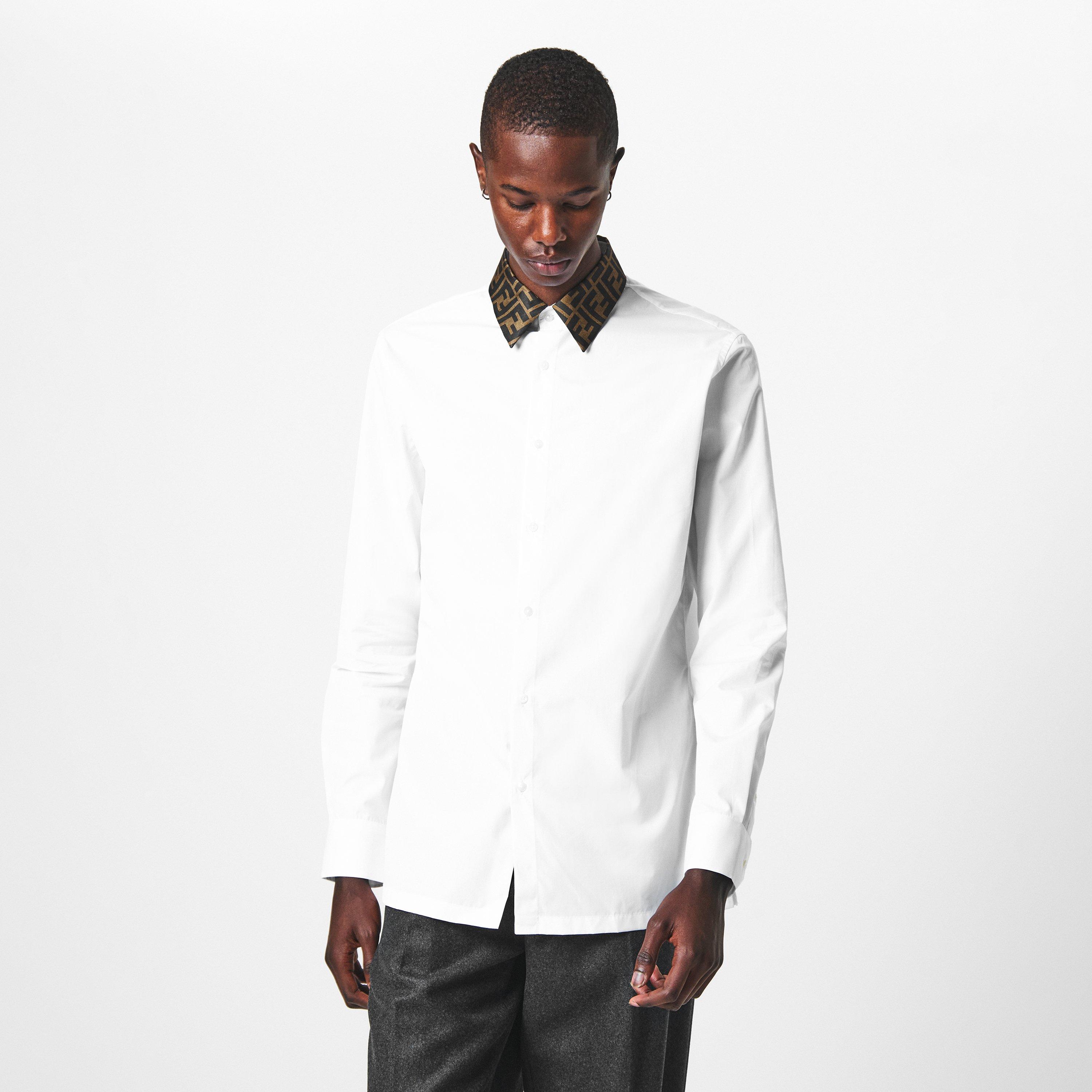 White - Fendi - Collar Shirt - 3