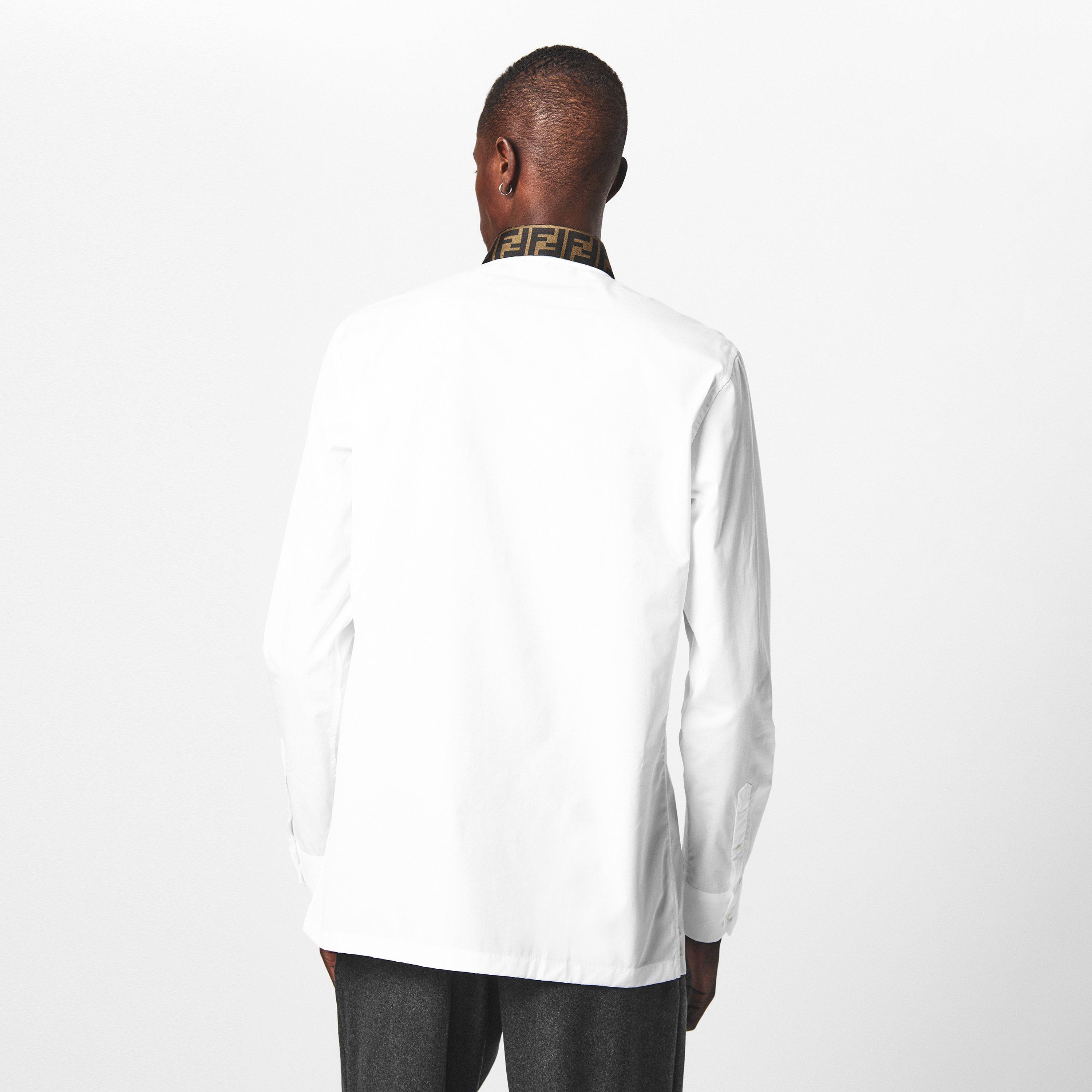 White - Fendi - Collar Shirt - 4