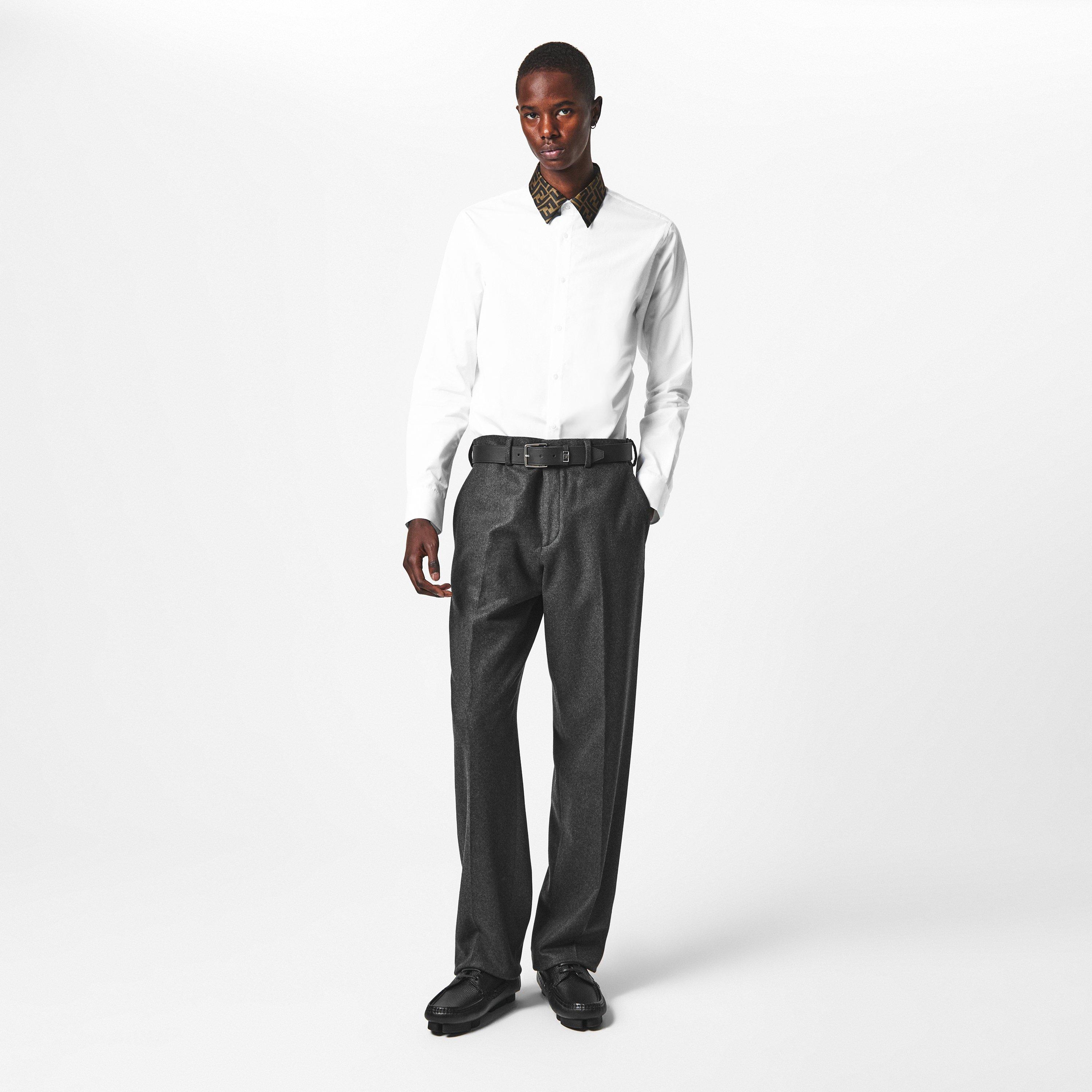 White - Fendi - Collar Shirt - 6