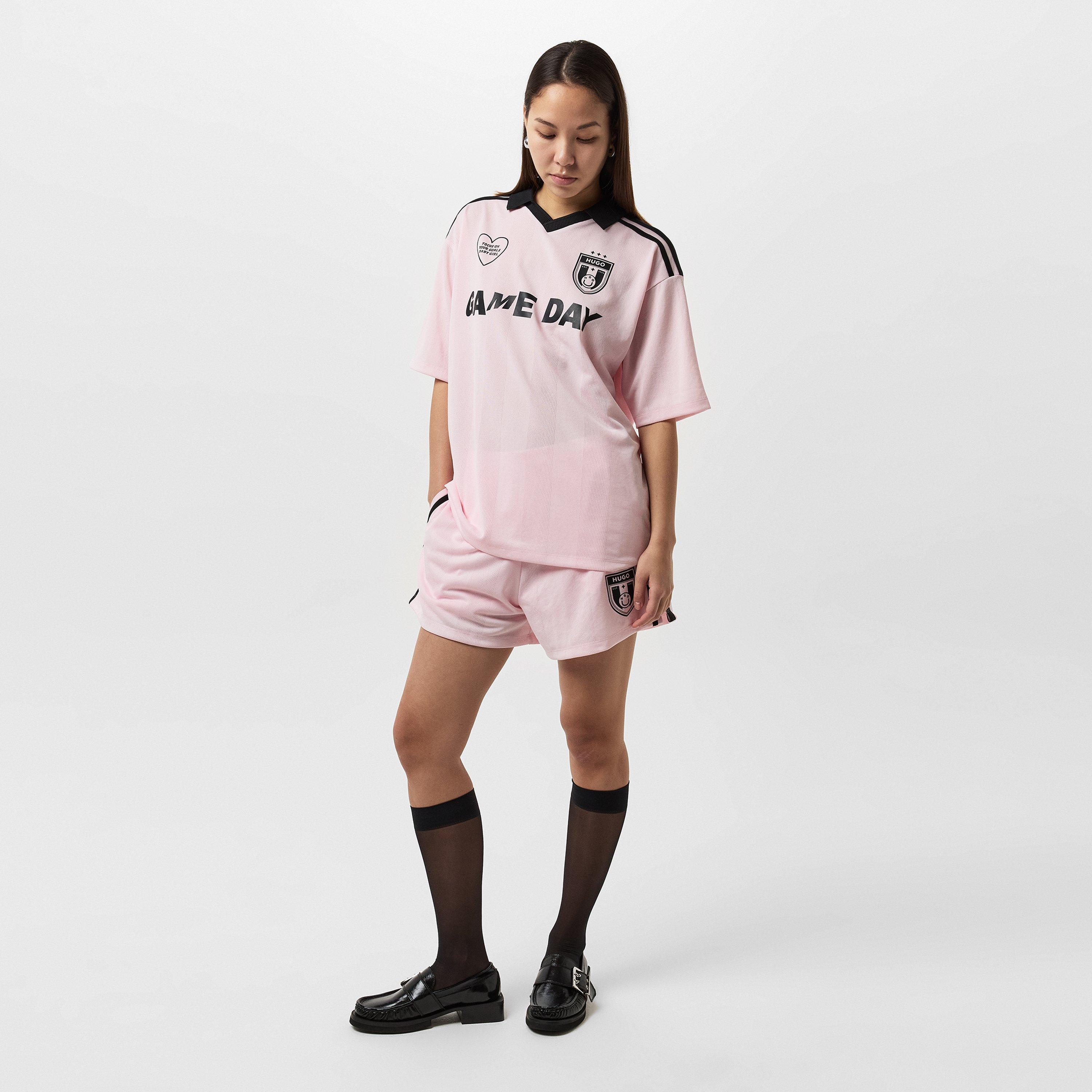 Lt/Pstl Pink - Hugo - Nila B Game Day Football Shorts - 5