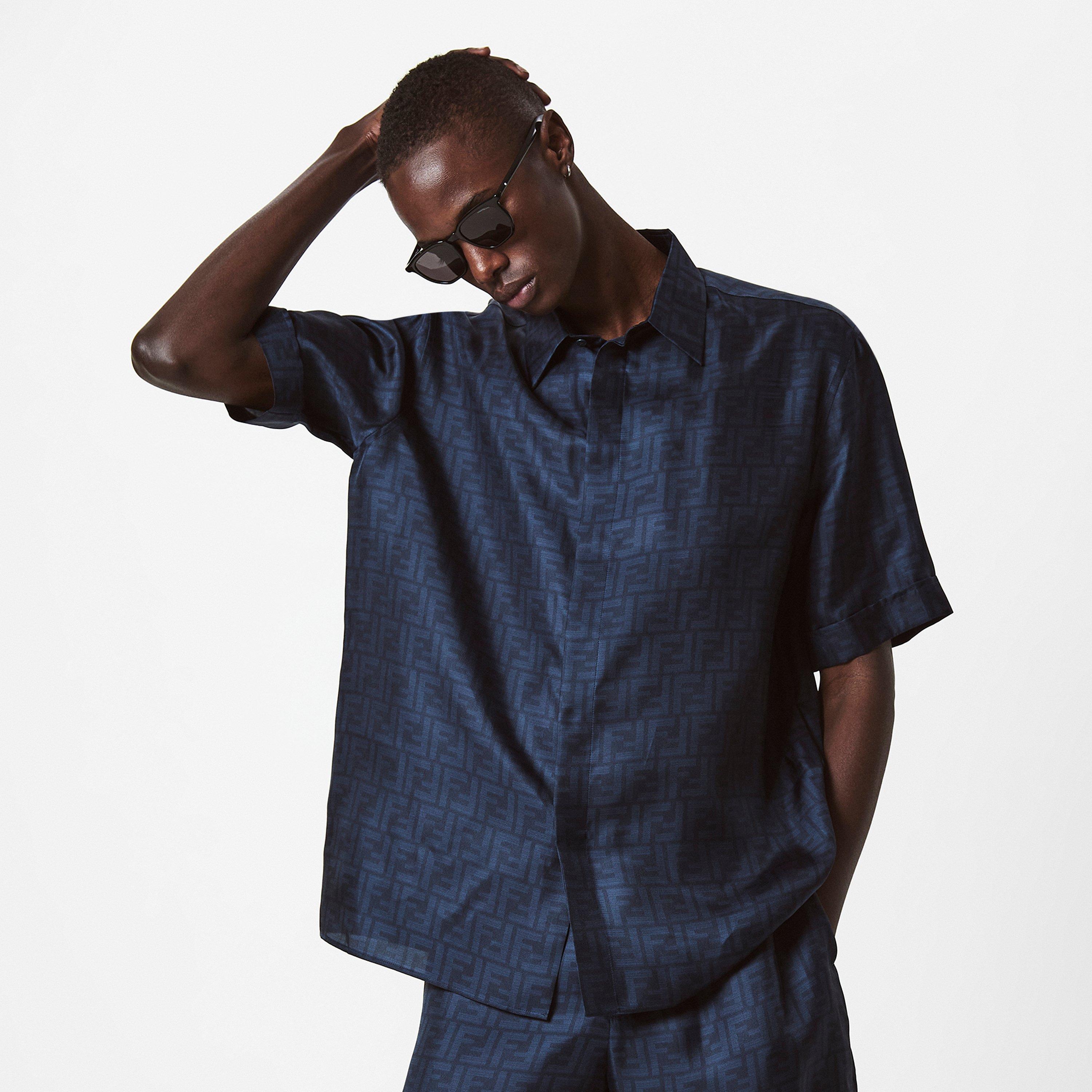 Blue - Fendi - Silk Shirts - 4