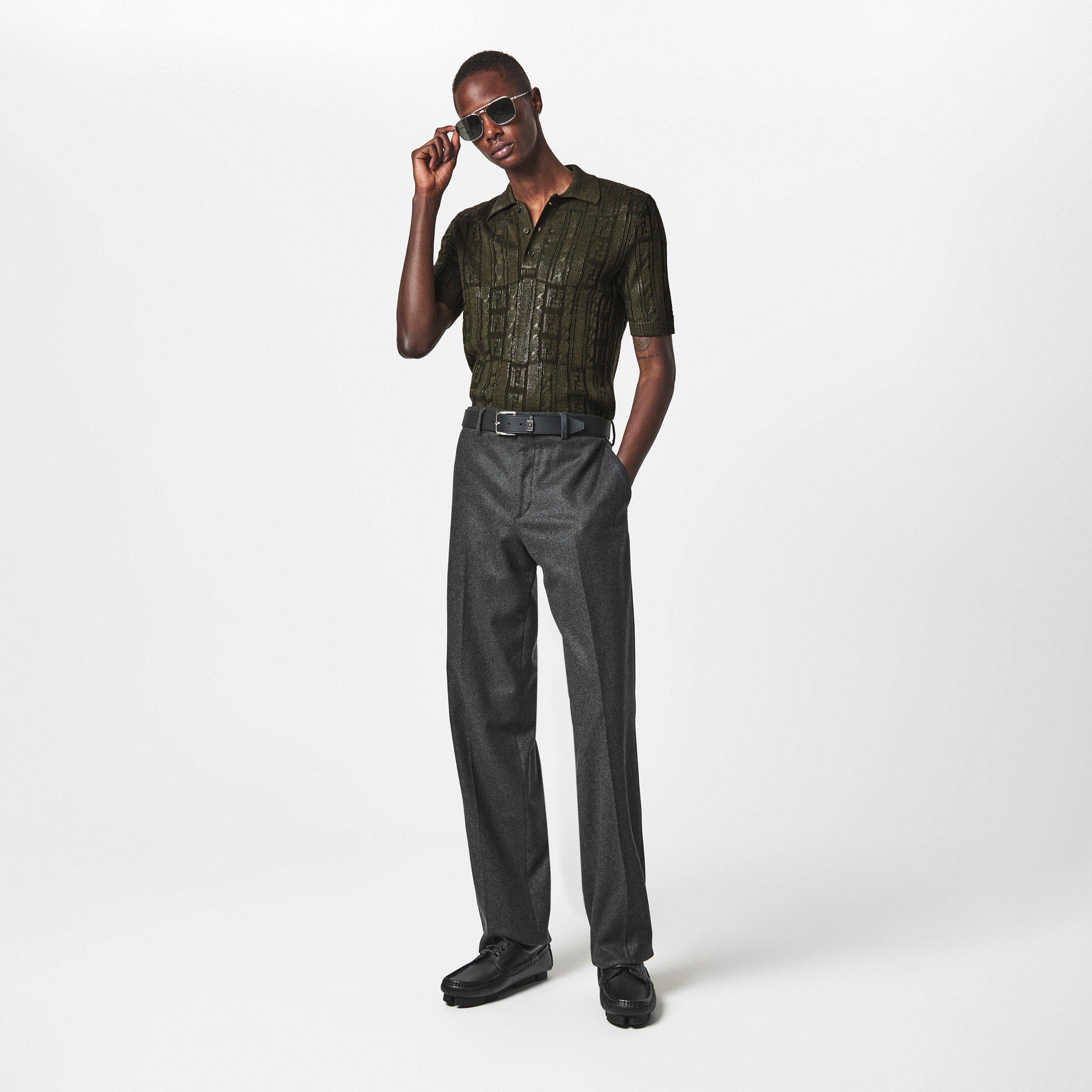 Khaki - Fendi - Polo Shirt - 6