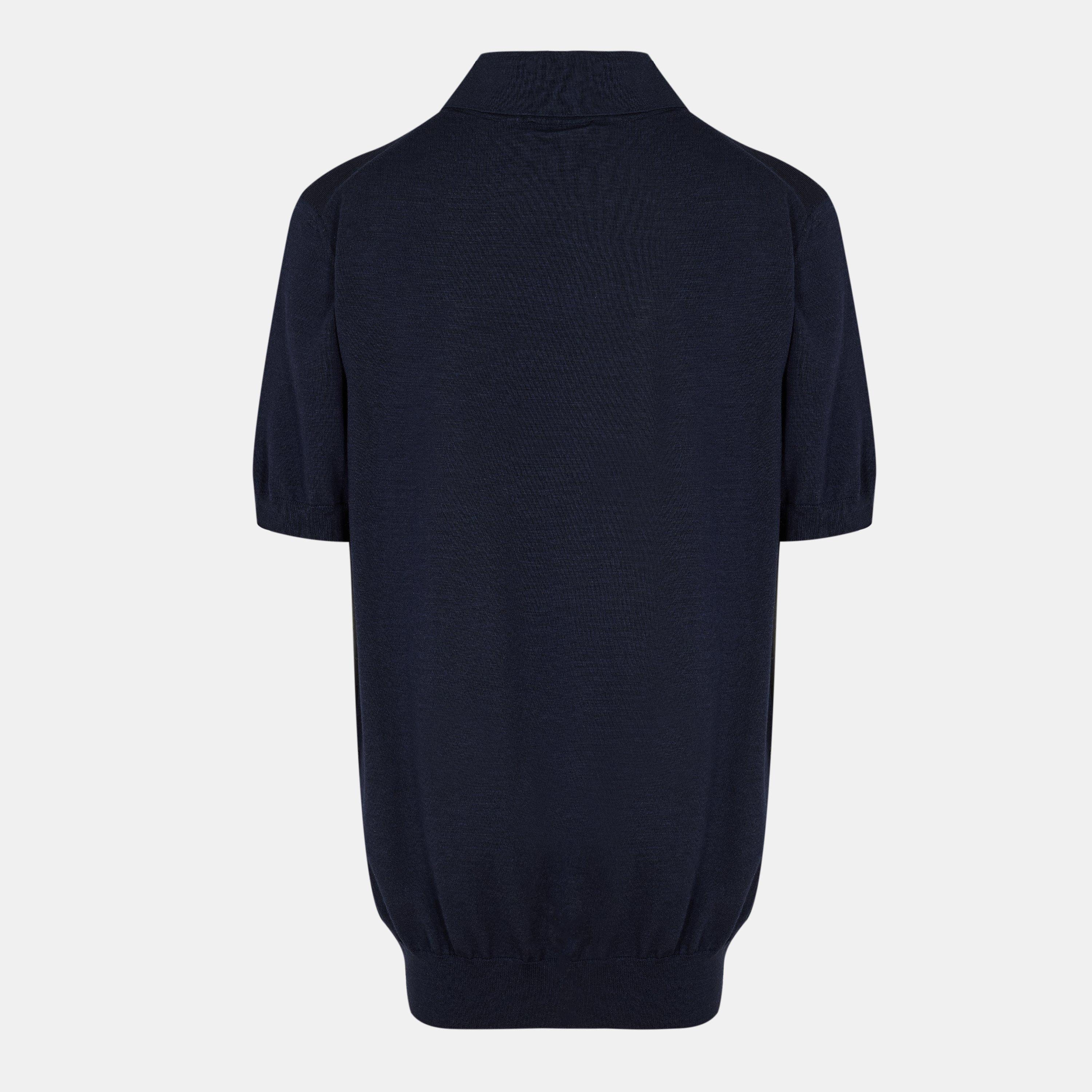 Blue - Fendi - Wool Polo - 2