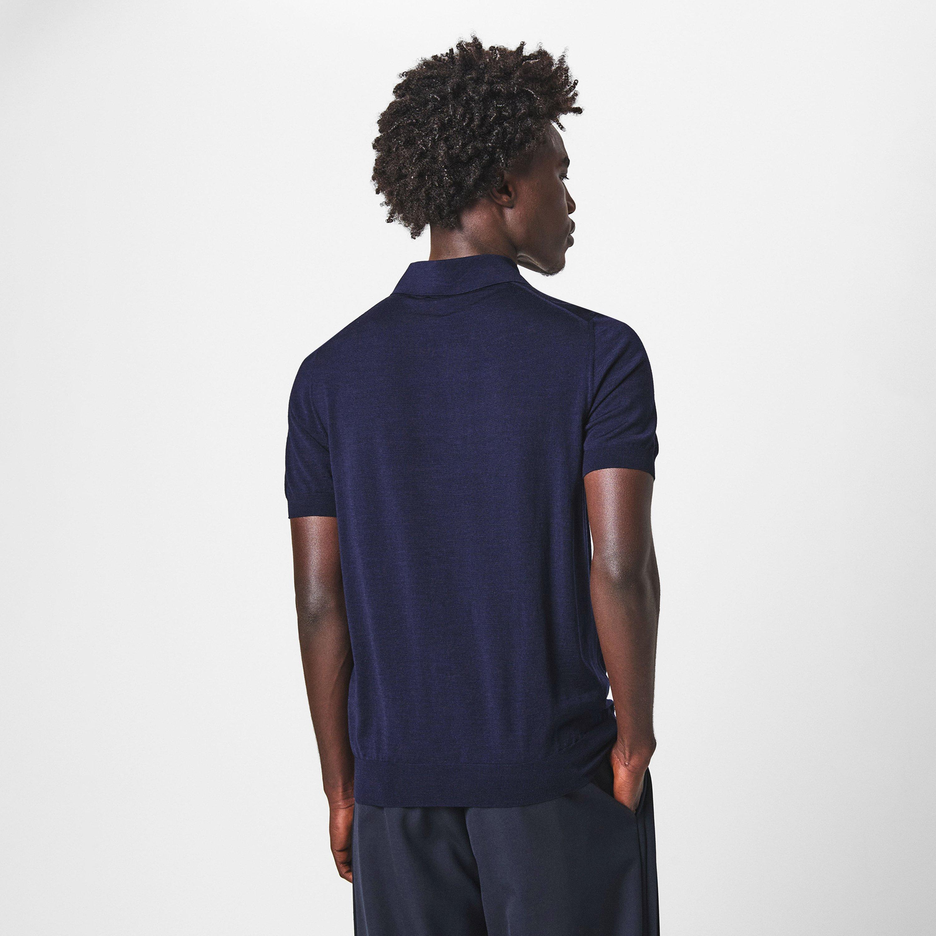 Blue - Fendi - Wool Polo - 4