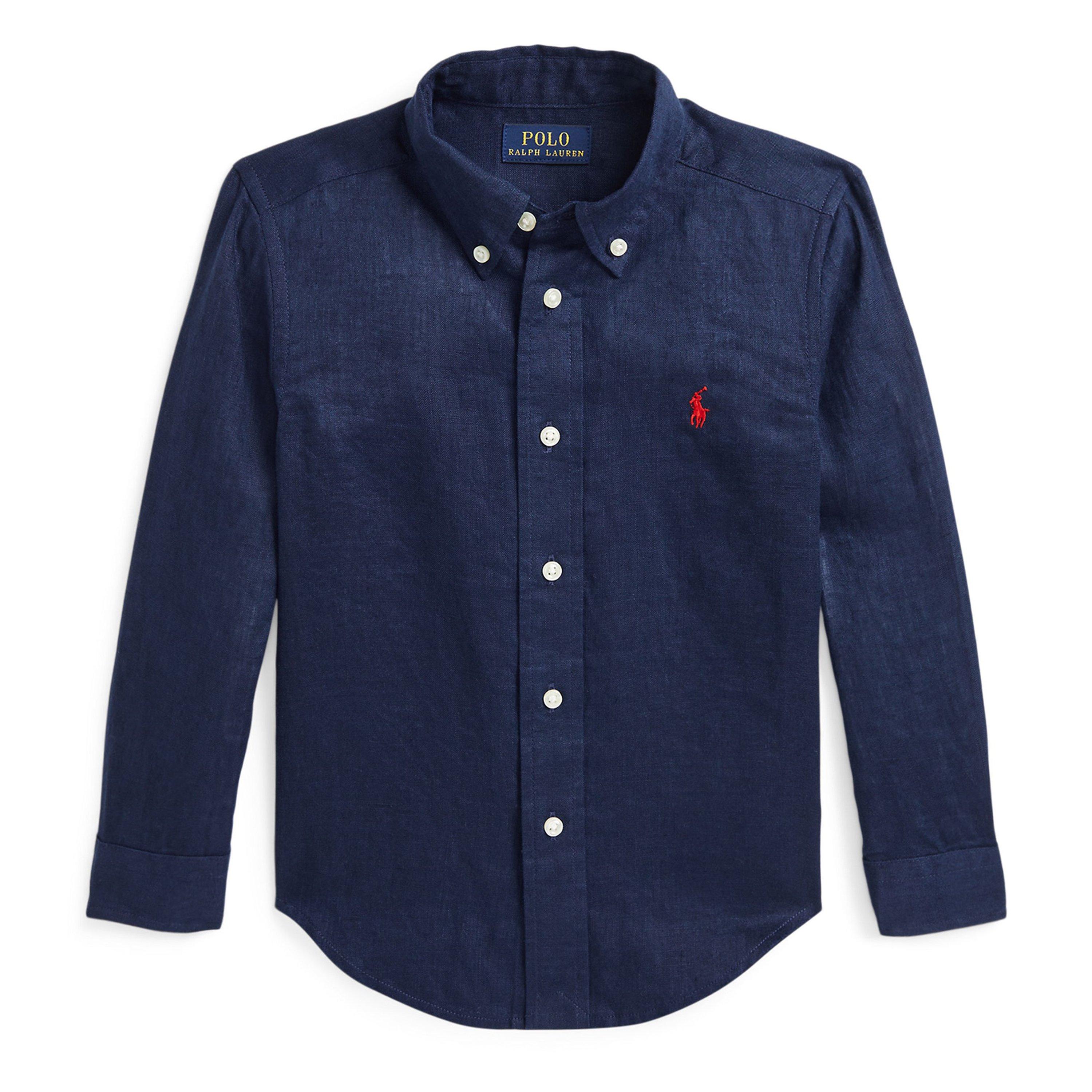 Newport Navy - Polo Ralph Lauren - Long Sleeved Oxford Shirt Juniors - 1