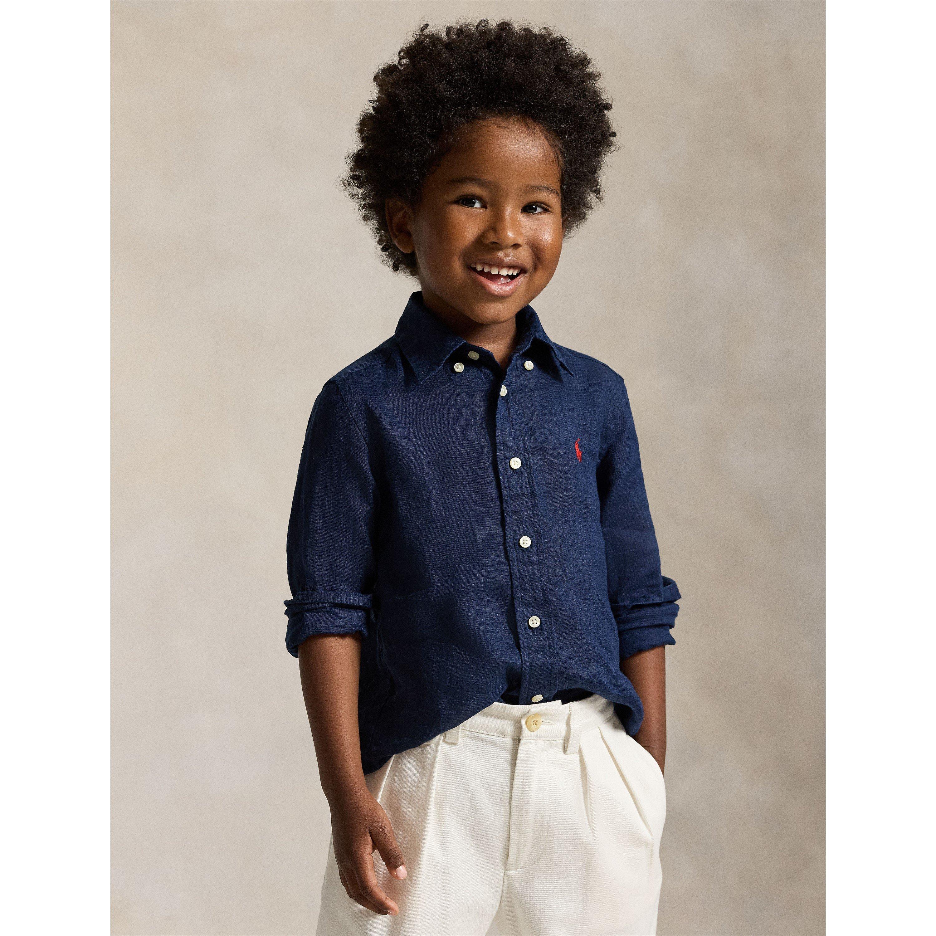 Newport Navy - Polo Ralph Lauren - Long Sleeved Oxford Shirt Juniors - 3