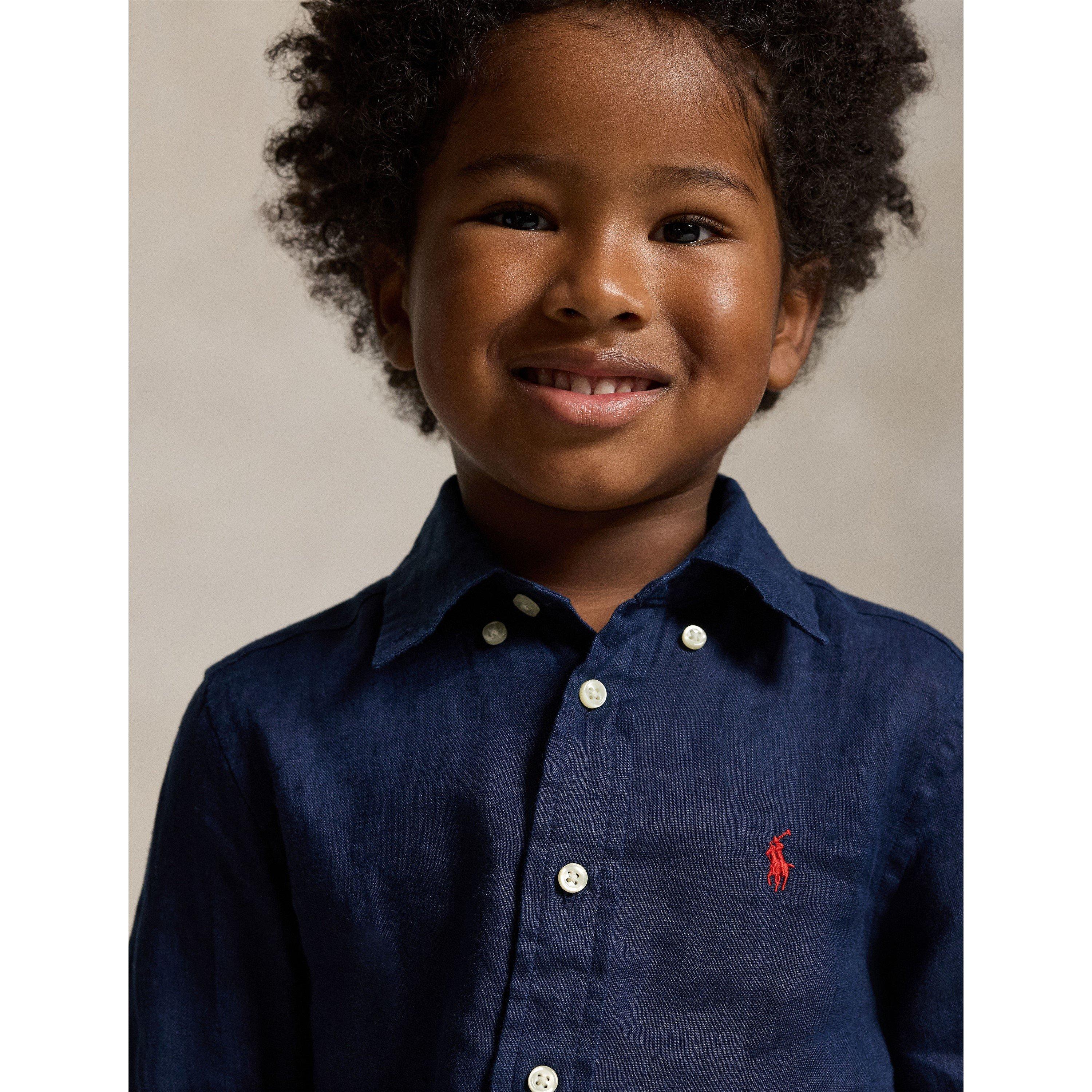 Newport Navy - Polo Ralph Lauren - Long Sleeved Oxford Shirt Juniors - 4