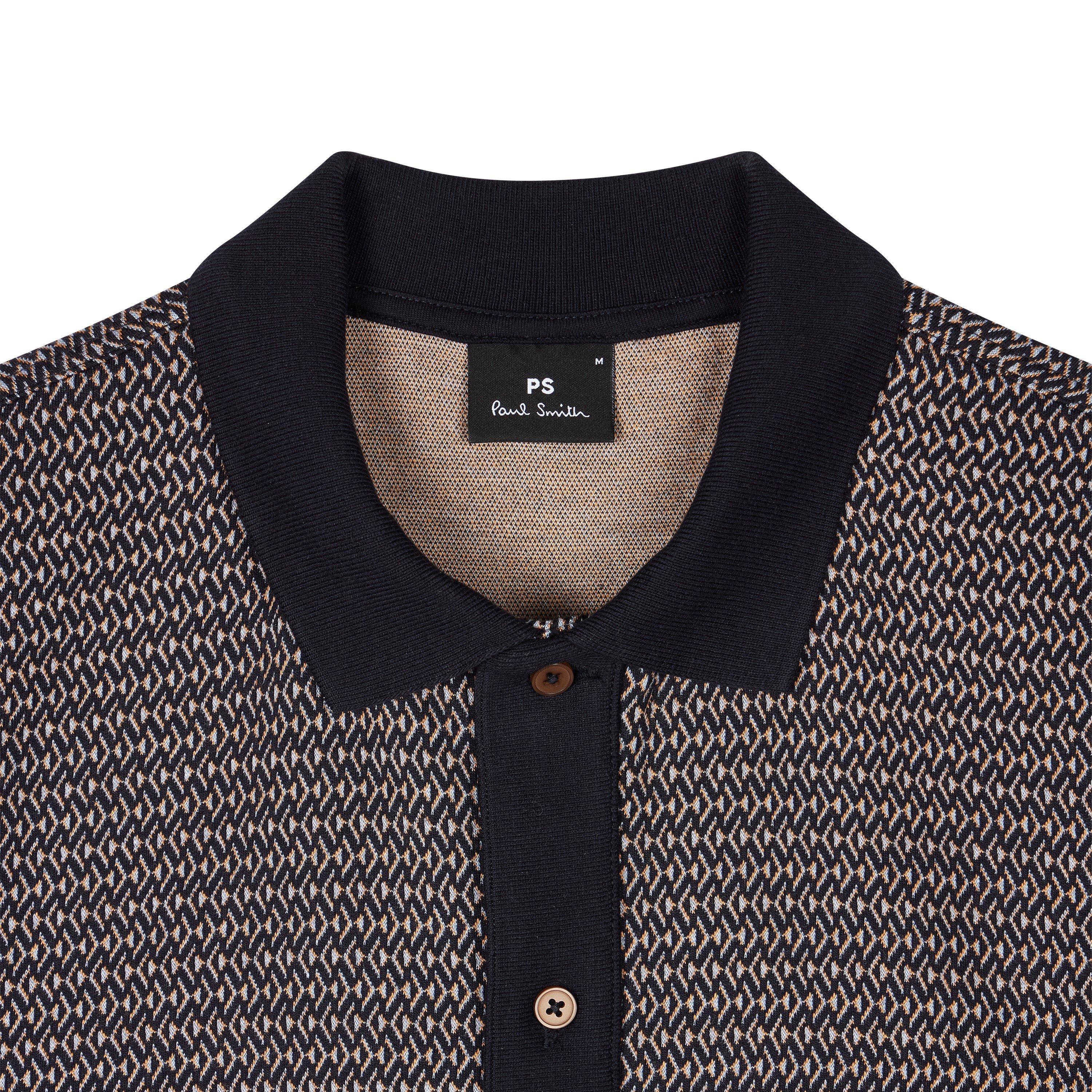 Blue 49 - PS Paul Smith - Men's Button-Front Short-Sleeve Patterned Shirt - 2