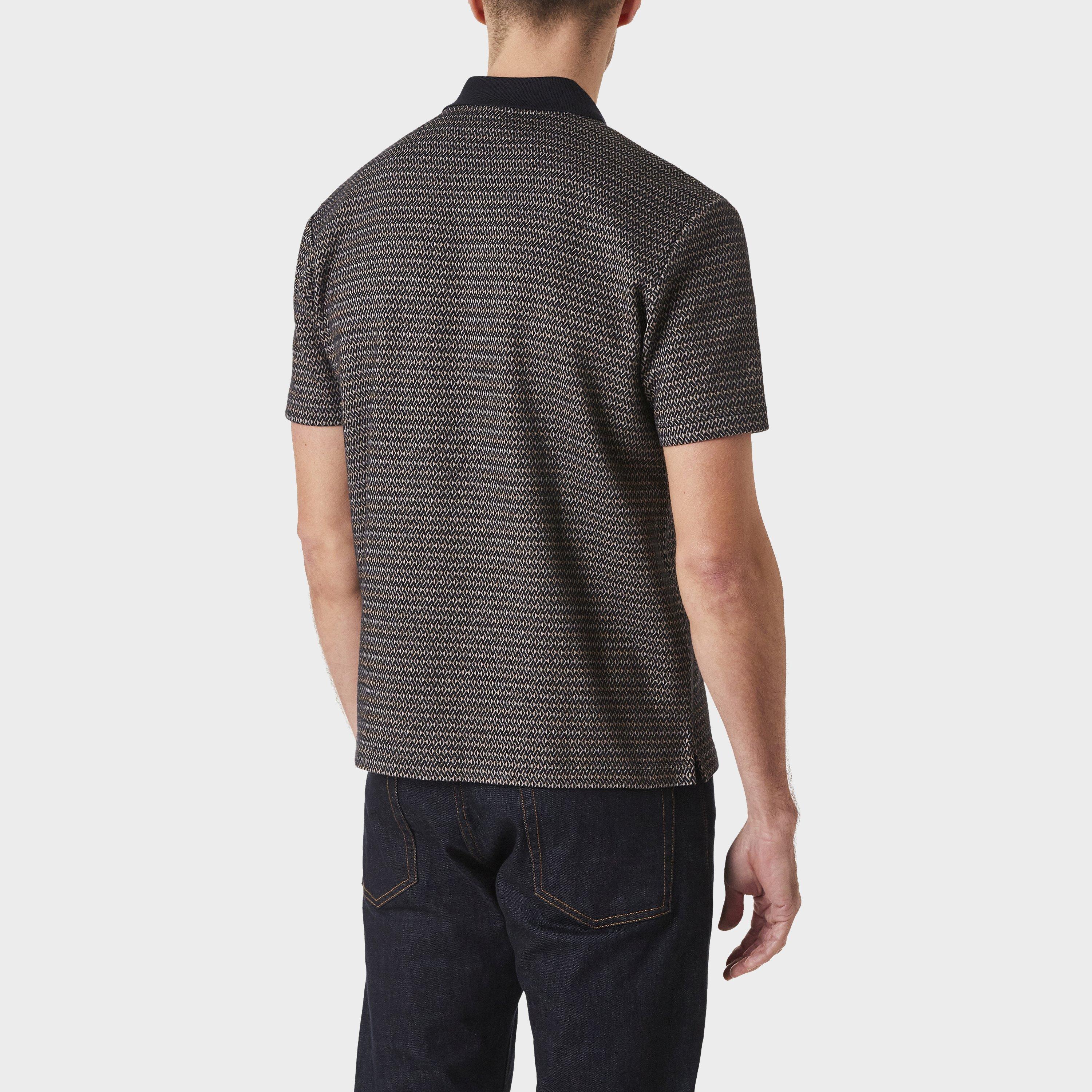 Blue 49 - PS Paul Smith - Men's Button-Front Short-Sleeve Patterned Shirt - 4