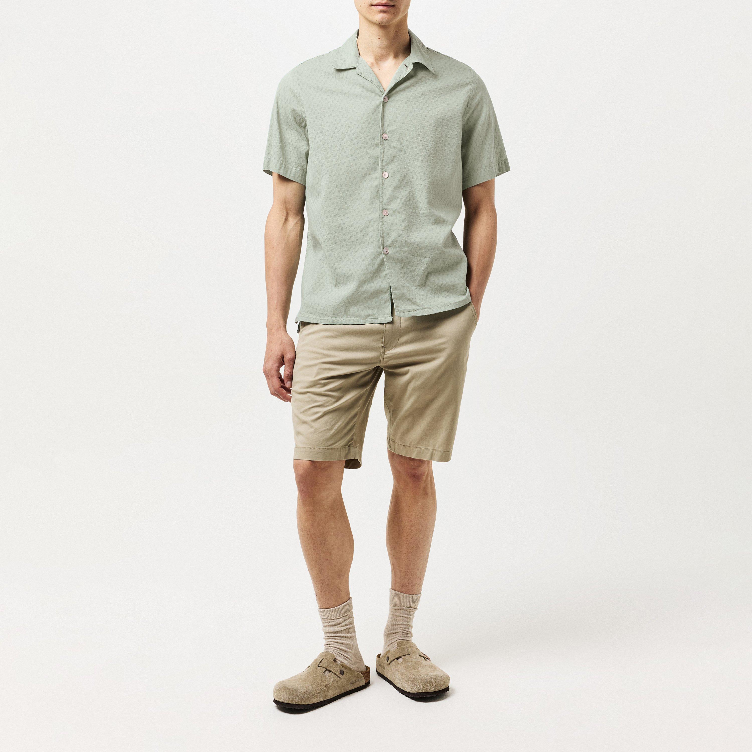 Green 30C - PS Paul Smith - Men's Short-Sleeve Plain Shirt - 5