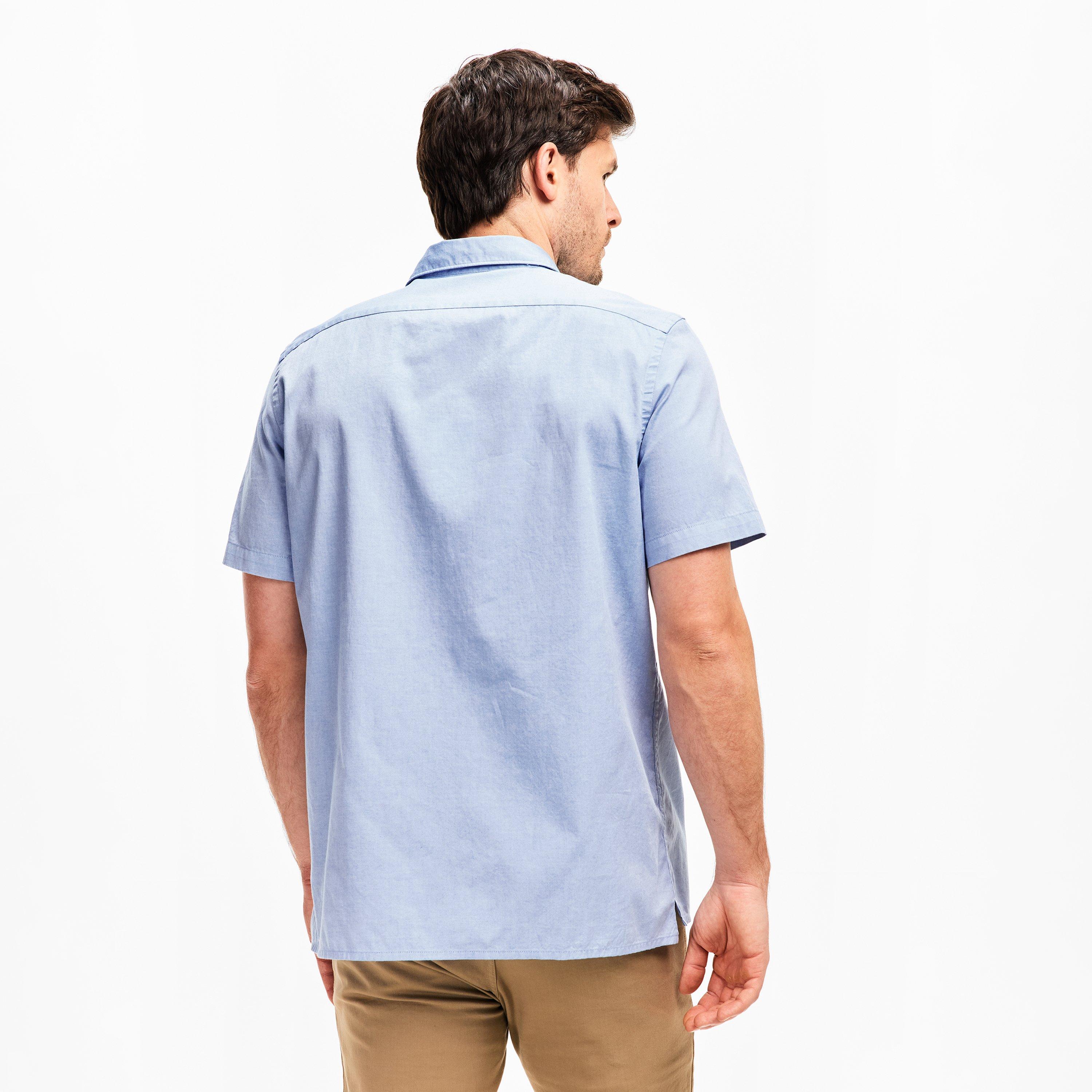 Navy 44 - PS Paul Smith - Men's Short-Sleeve Plain Shirt - 4