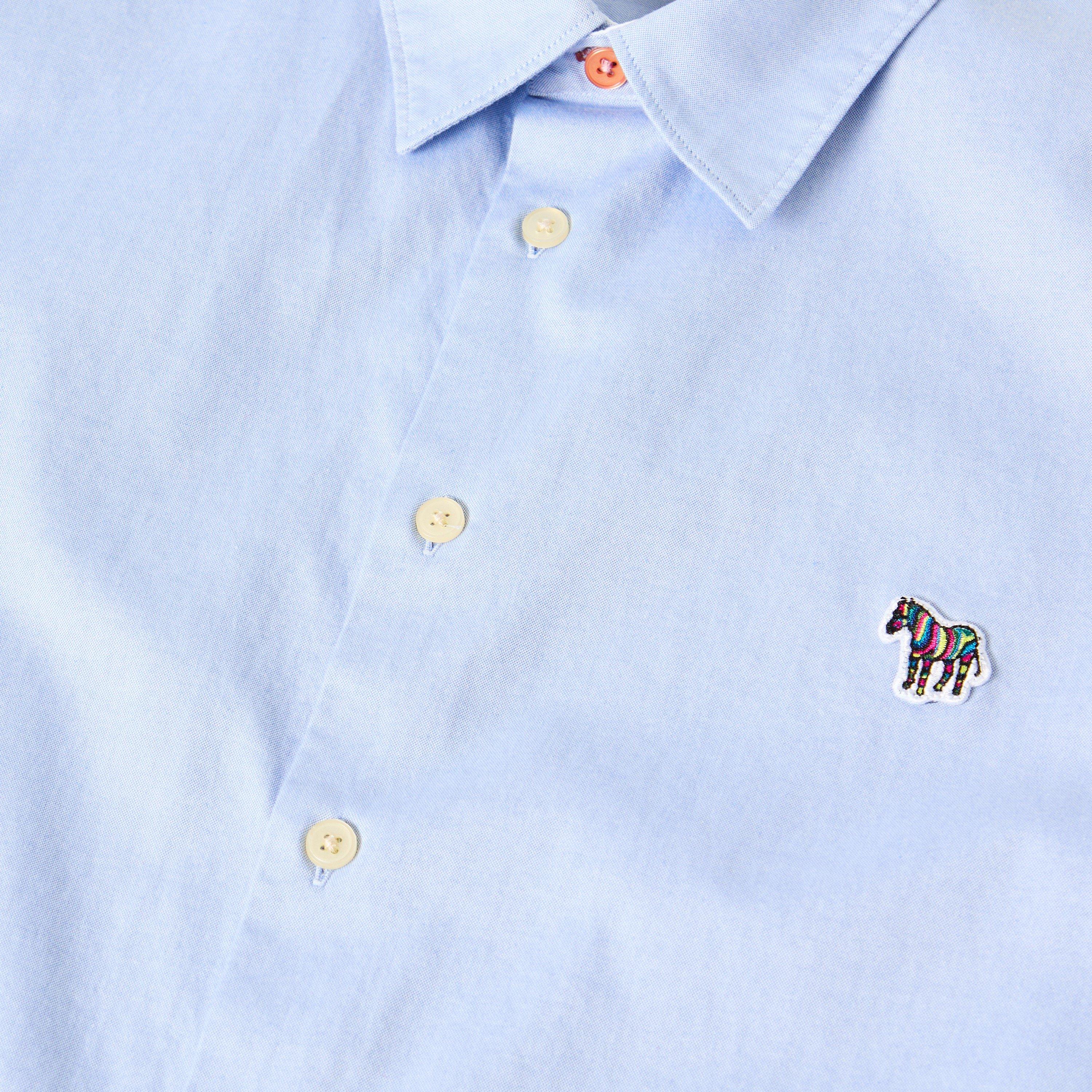 Navy 44 - PS Paul Smith - Men's Short-Sleeve Plain Shirt - 5