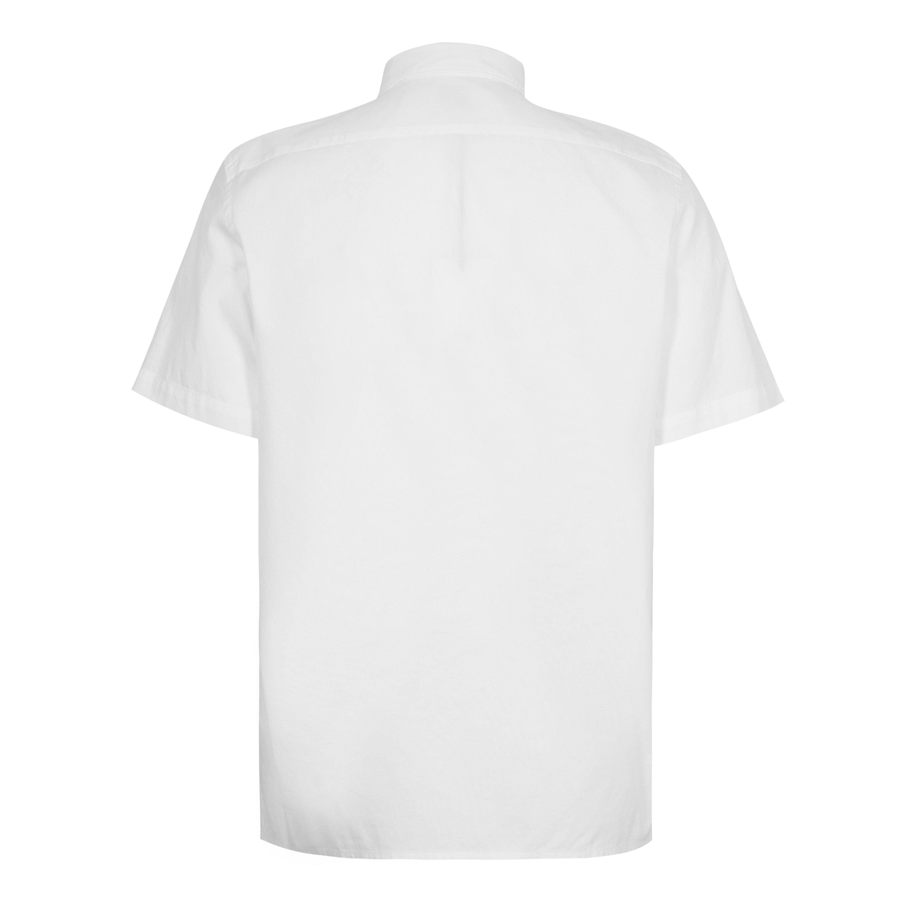 White 01 - PS Paul Smith - Men's Short-Sleeve Plain Shirt - 2