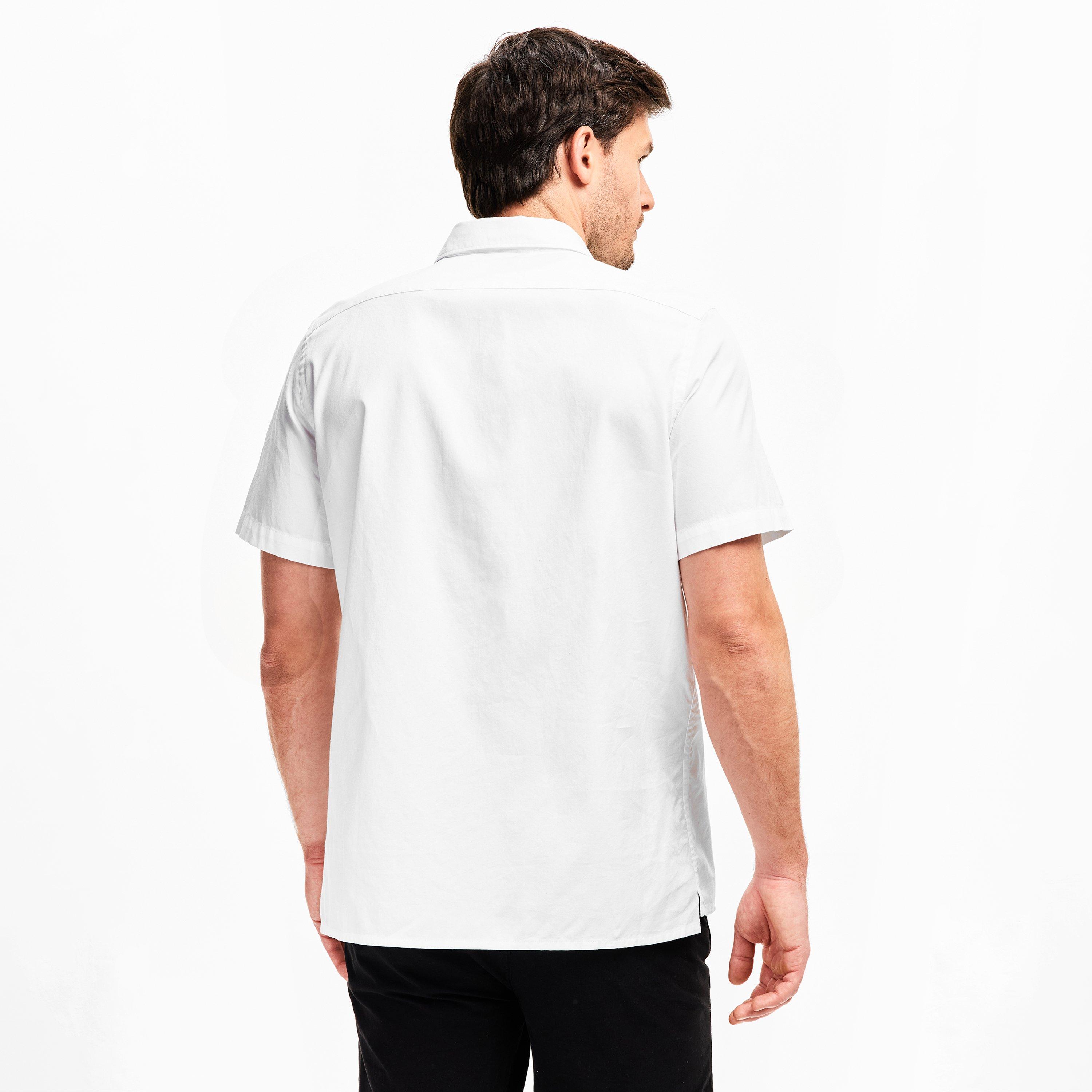 White 01 - PS Paul Smith - Men's Short-Sleeve Plain Shirt - 4