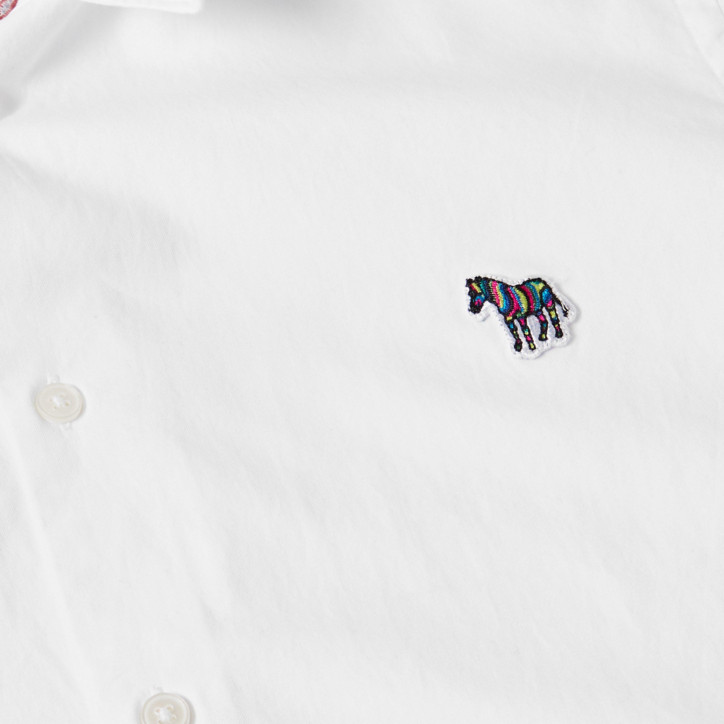 White 01 - PS Paul Smith - Men's Short-Sleeve Plain Shirt - 5