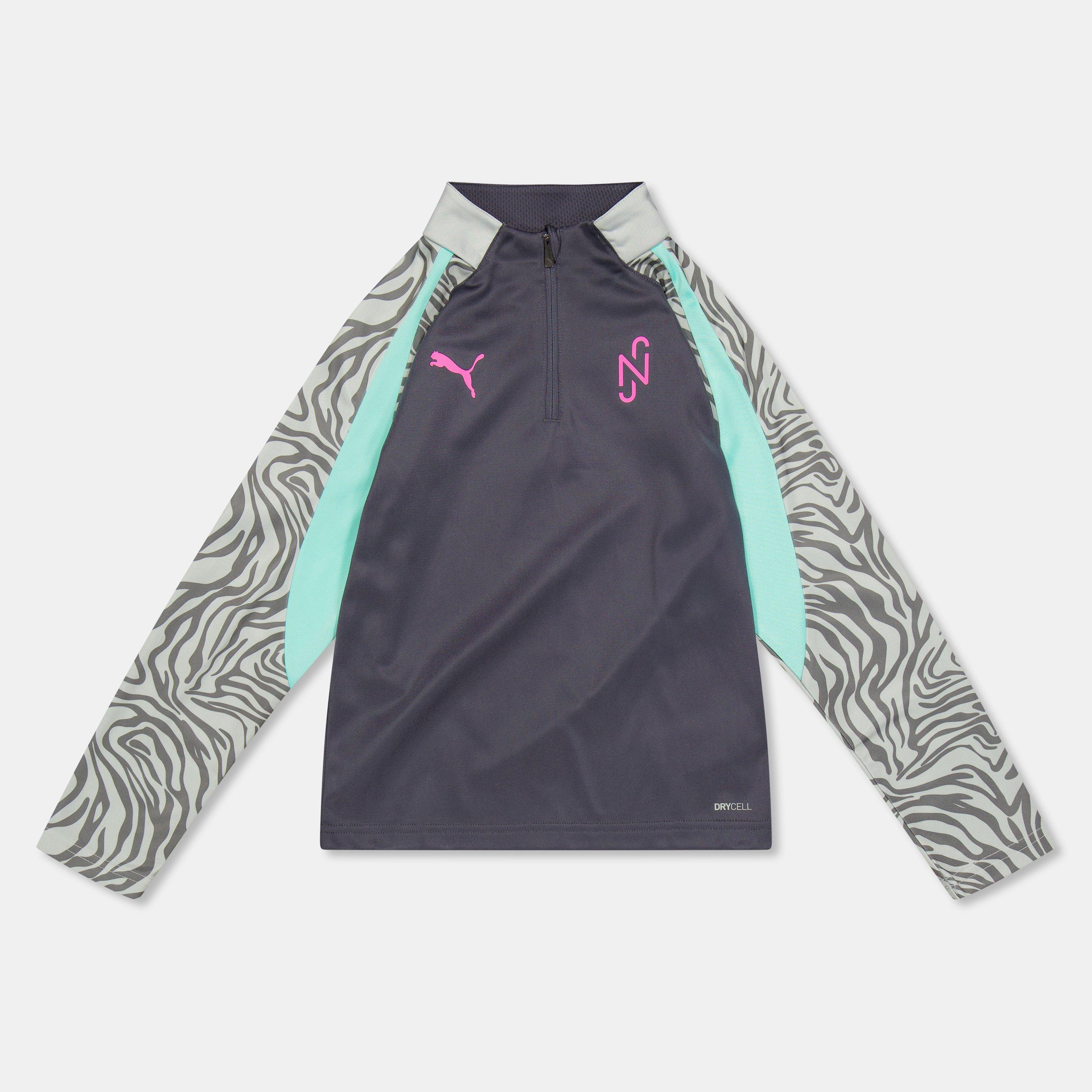 Grau/Mint - Puma - Kids' NJR Creative Drill Top - 1