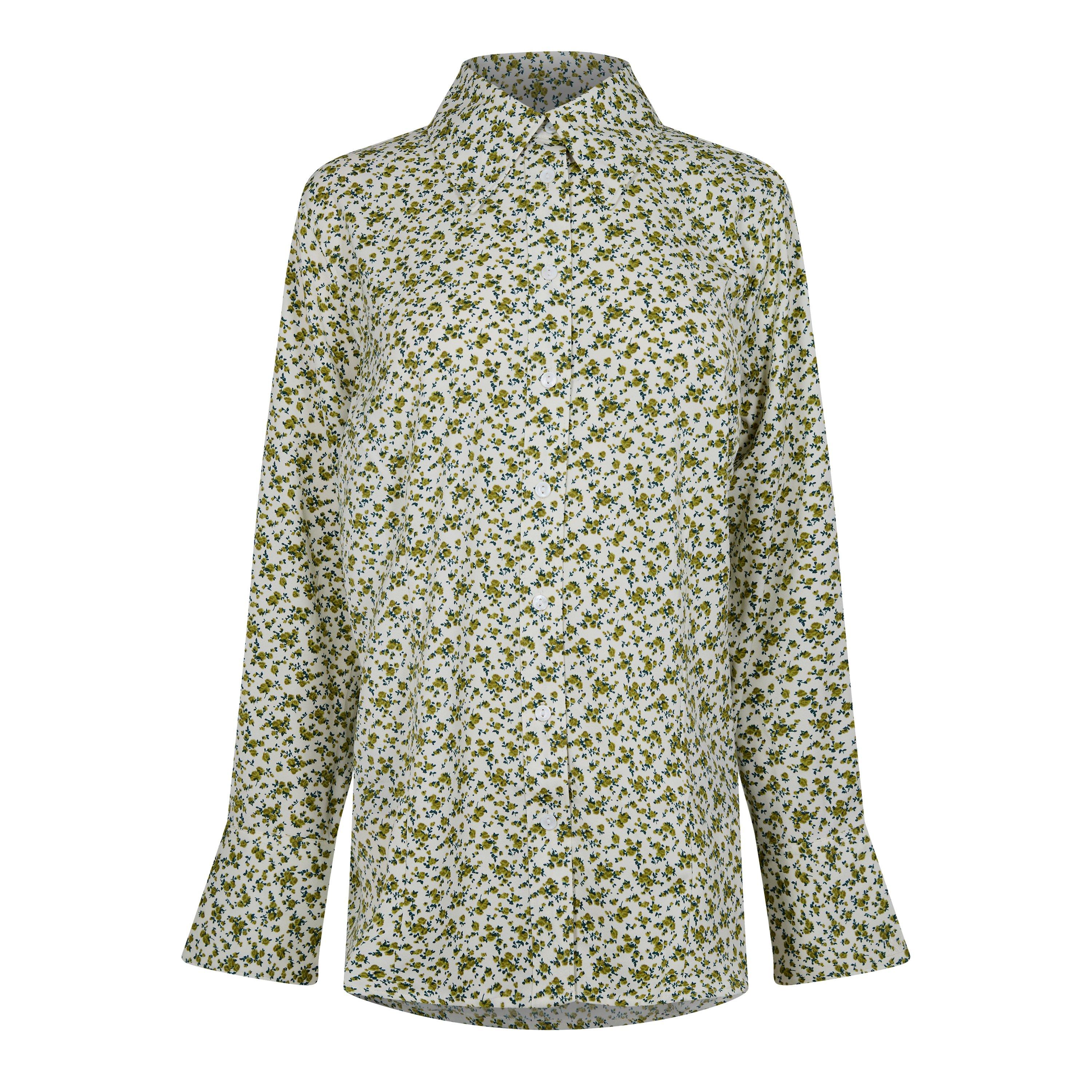 Levis Women's Maeve Elodie Floral Long-Sleeve Blouse - Elodie Flormoss - 3X