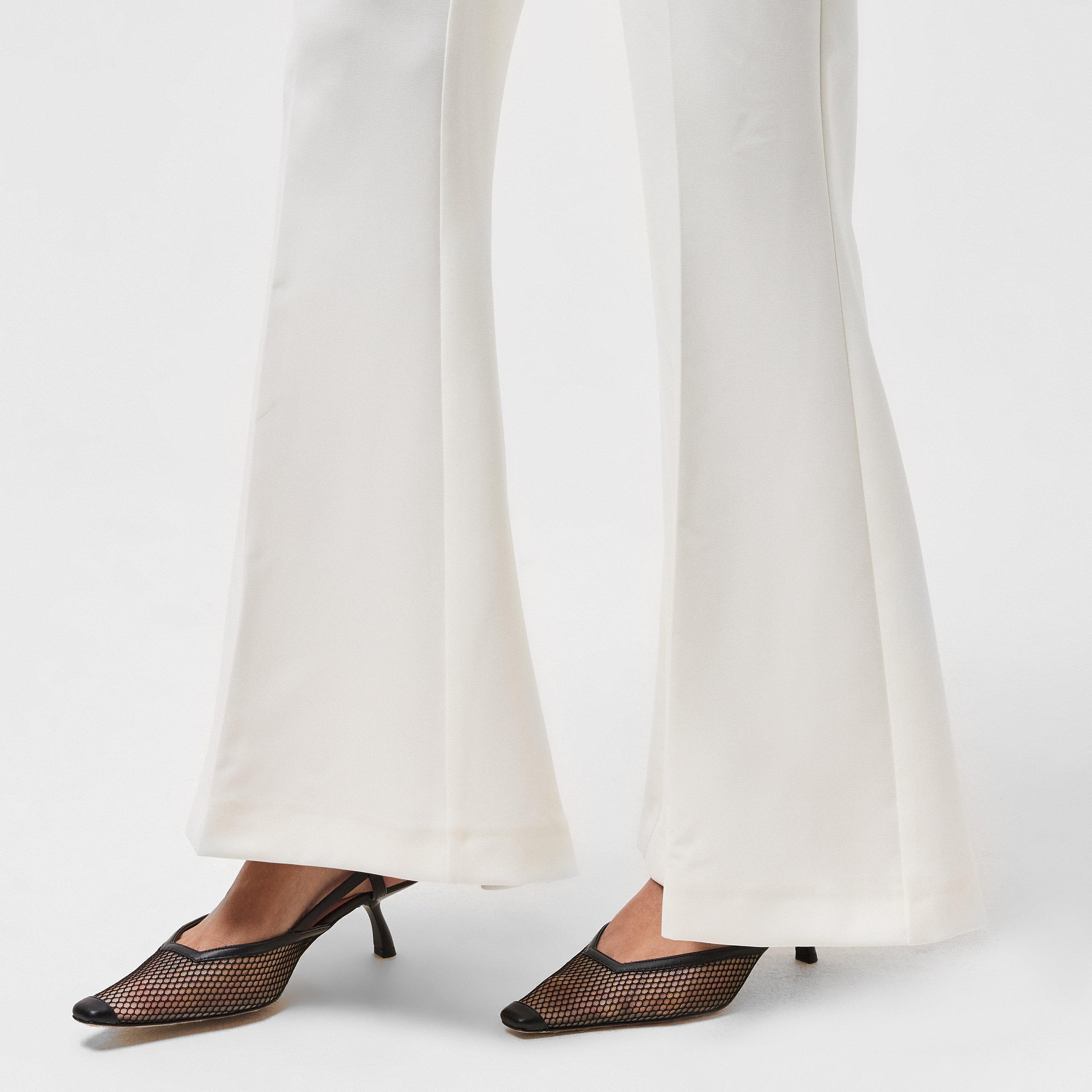 Summer White - French Connection - Women's Arlette Straight Leg Trousers - 5