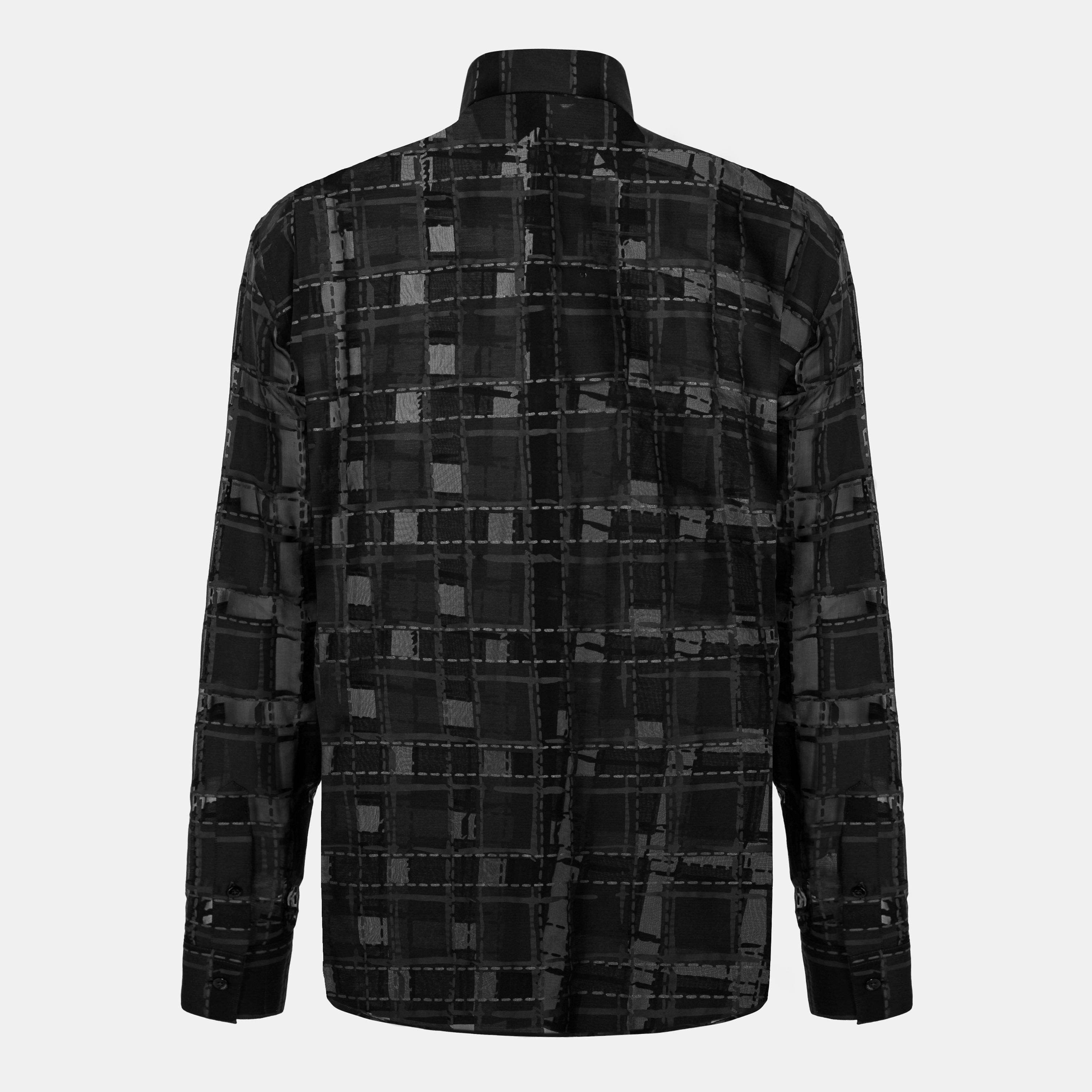 Black - Fendi - Check Shirt - 2