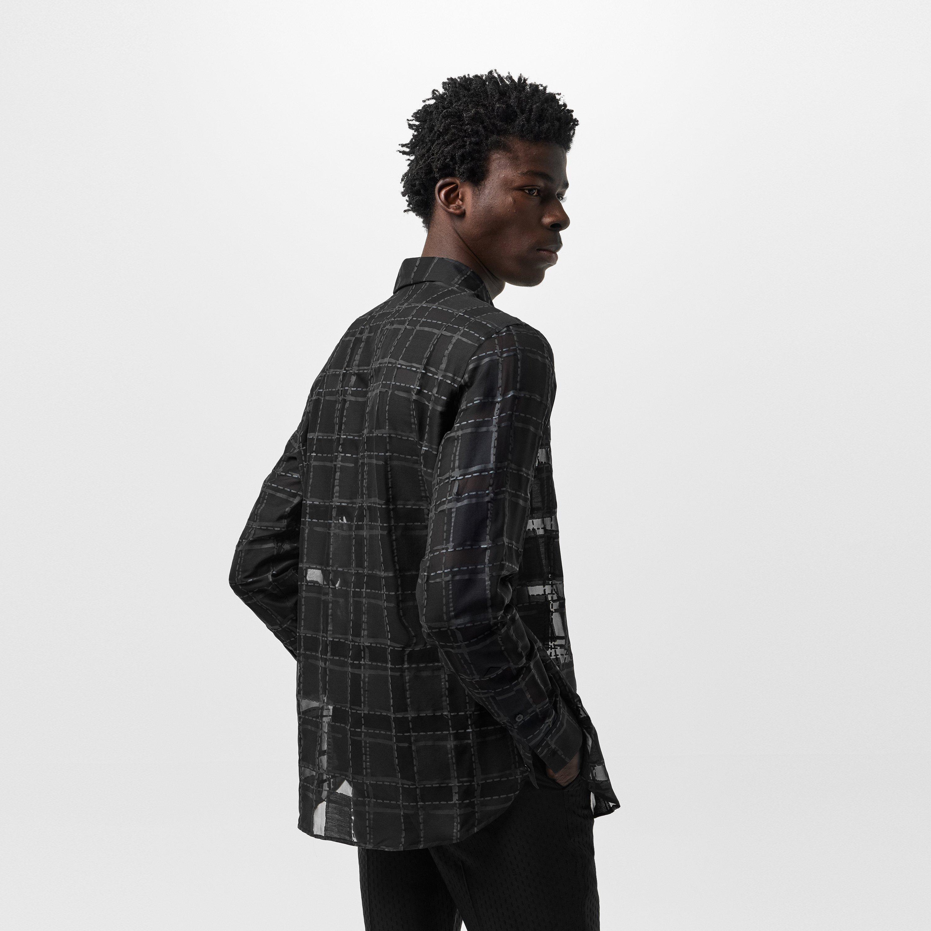 Black - Fendi - Check Shirt - 4