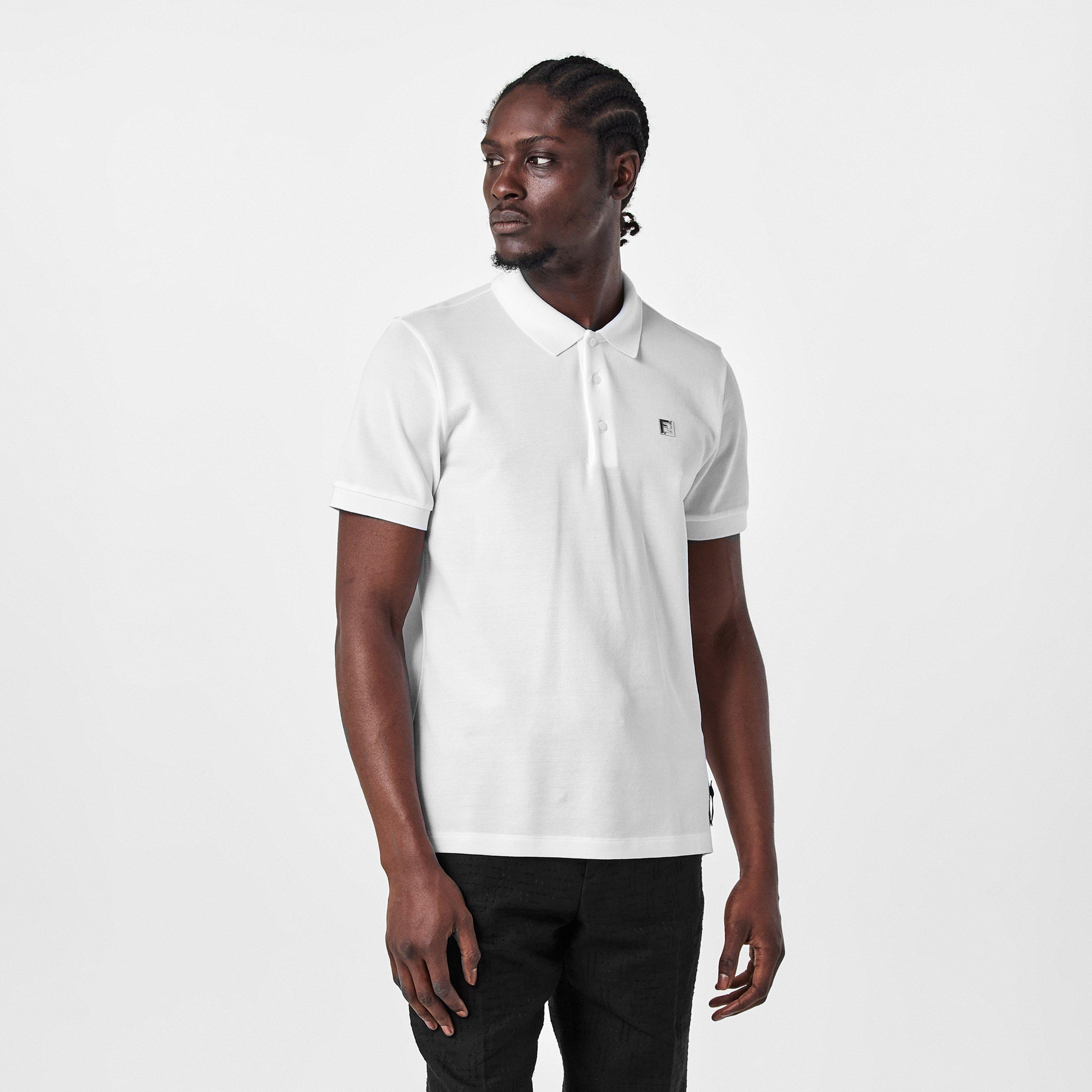 White - Fendi - Men's Short Sleeve Polo Shirt - 3