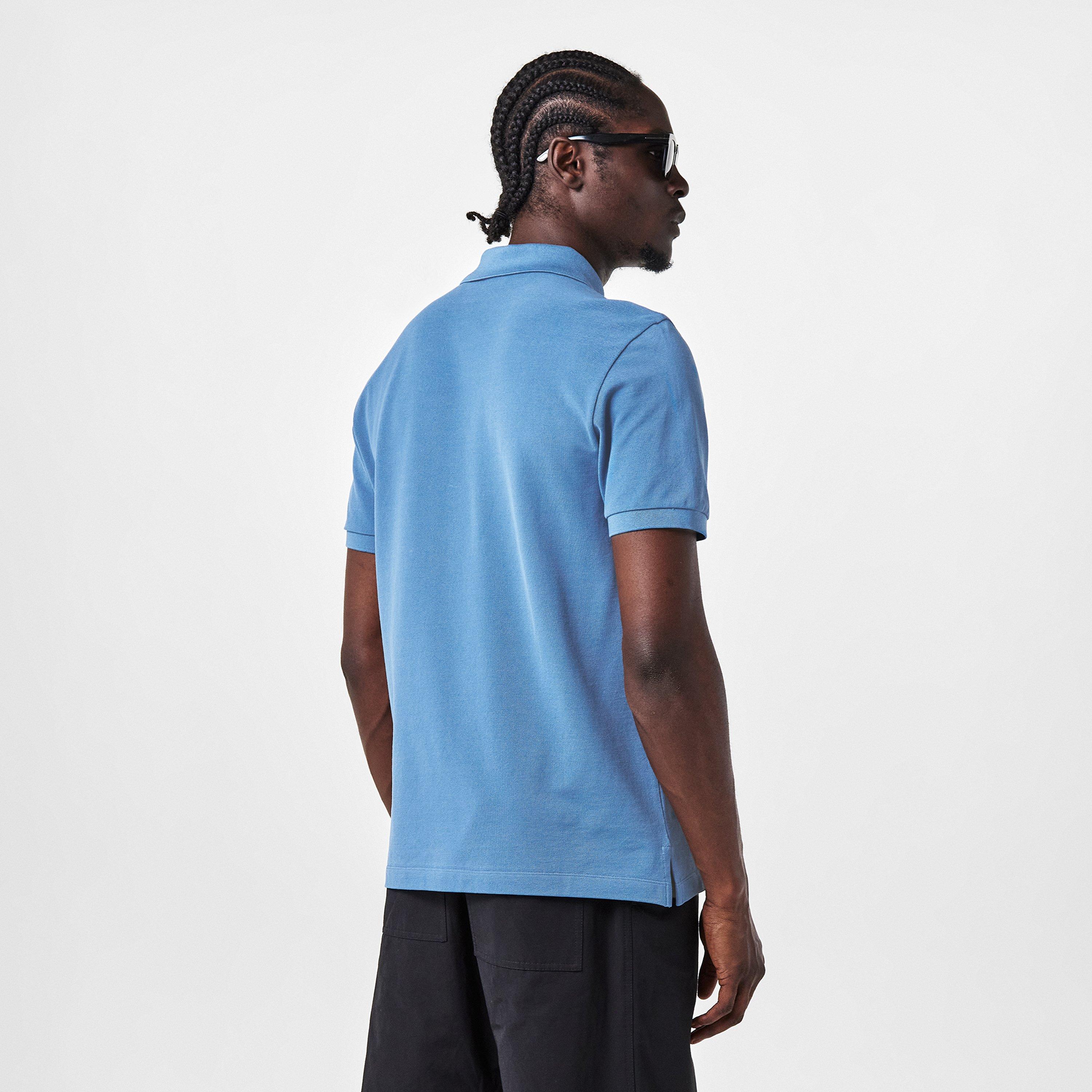 Blue - Fendi - Men's Short Sleeve Polo Shirt - 4