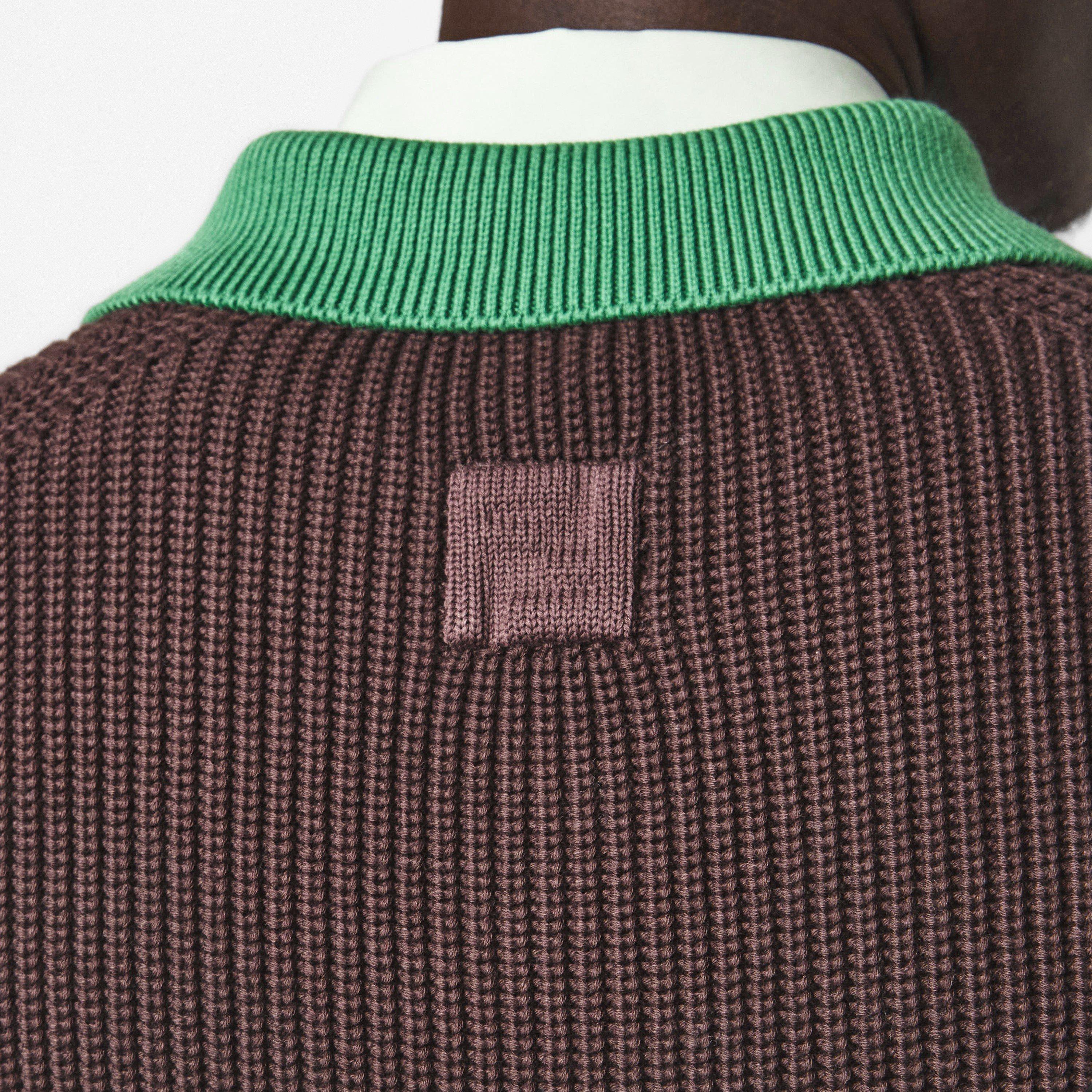 Juta Choko - Fendi - Crest Long Sleeve Stripe Jersey Polo - 5